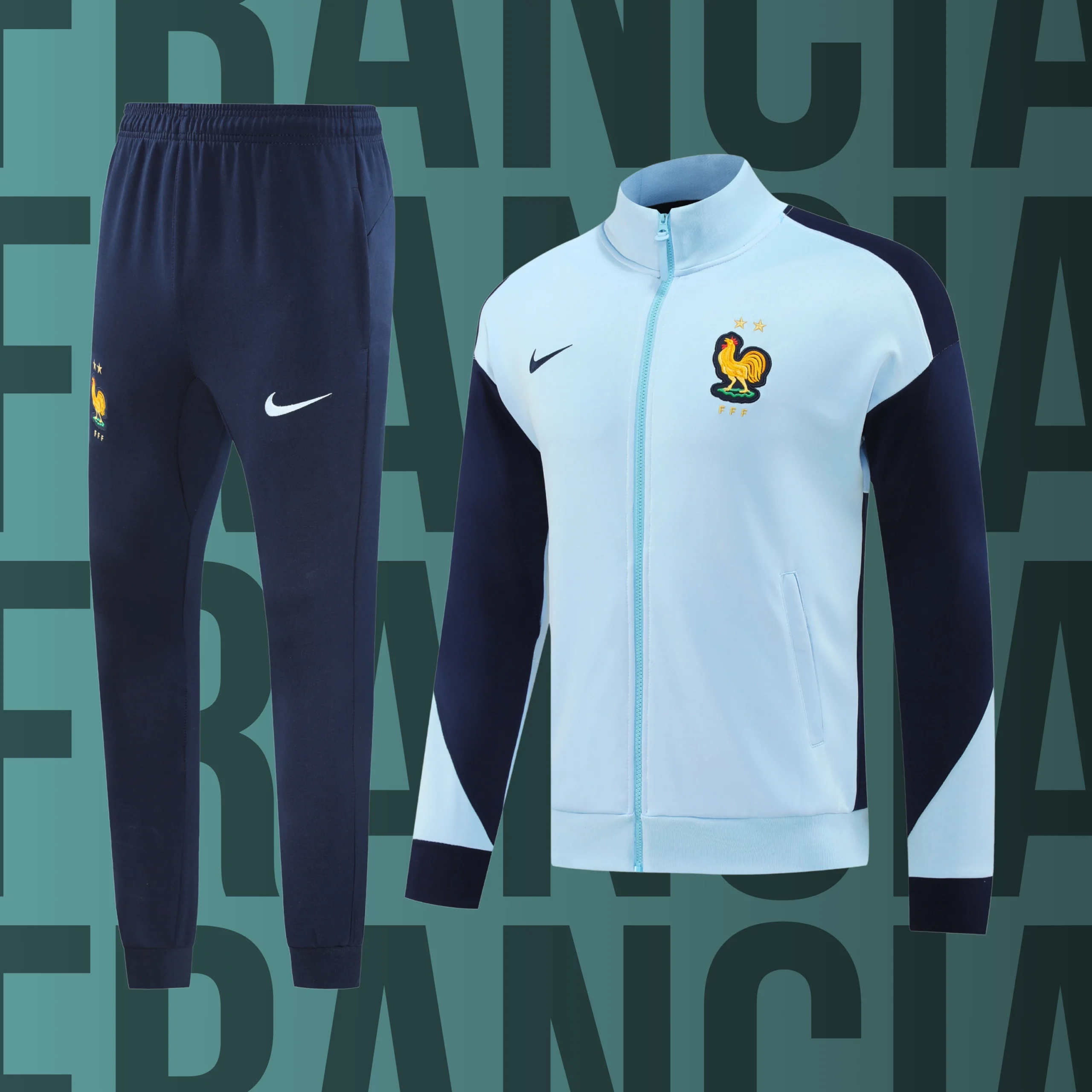 5 Chándal de adulto cremallera completa Francia modelo 05 - Imagen 1