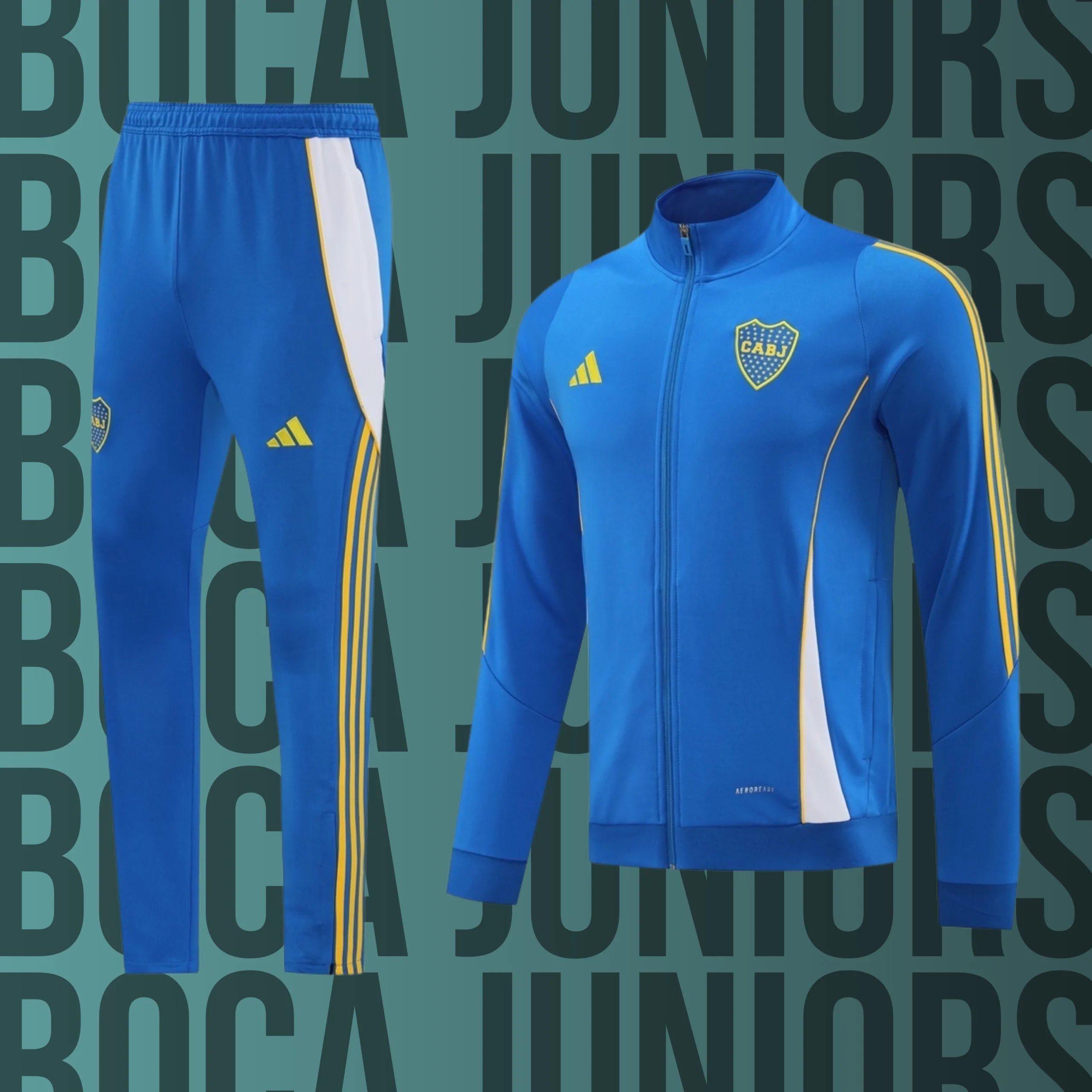 6 Chándal de adulto cremallera completa Boca Juniors modelo 06 - Imagen 1