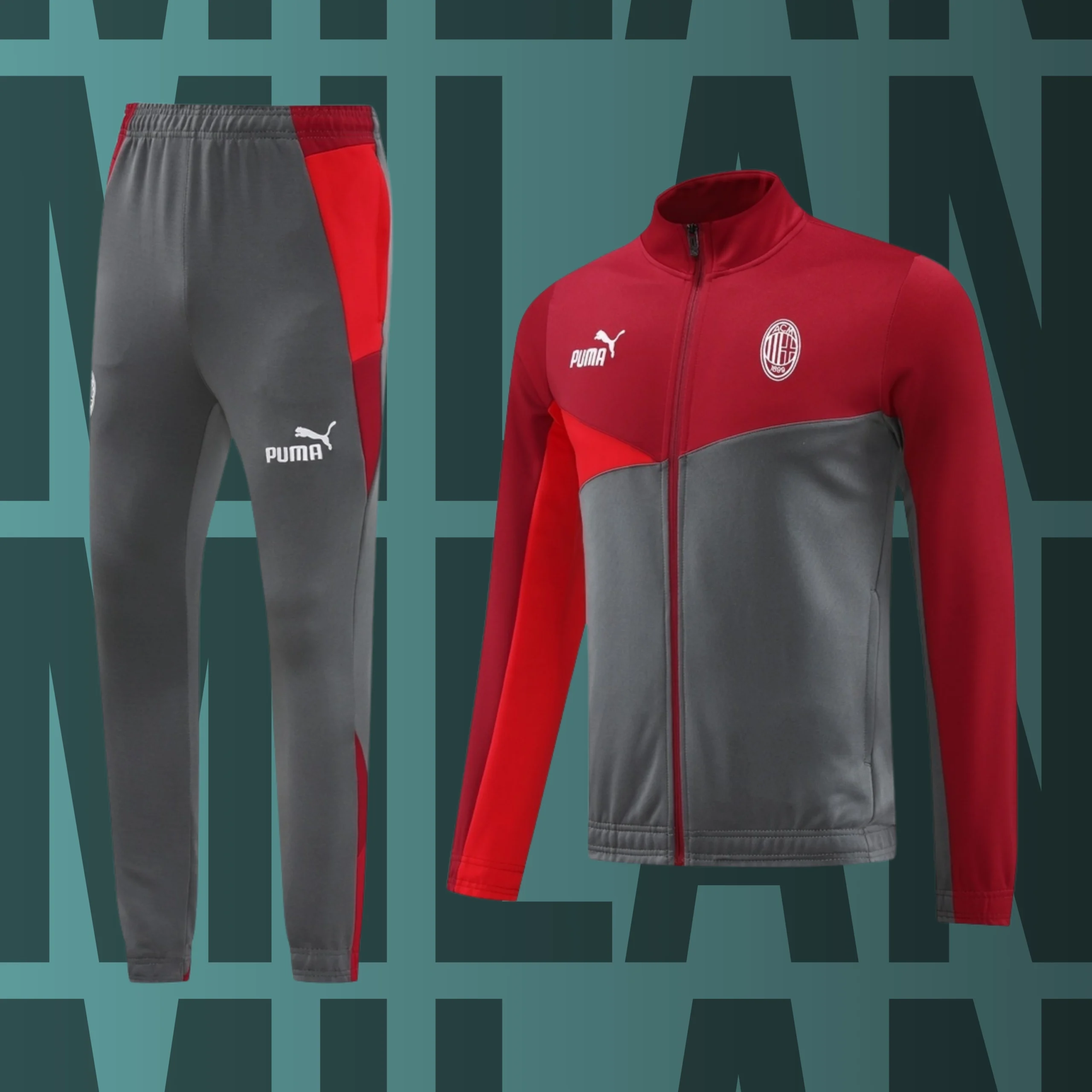 6 Chándal de adulto cremallera completa Milán modelo 06 - Imagen 1