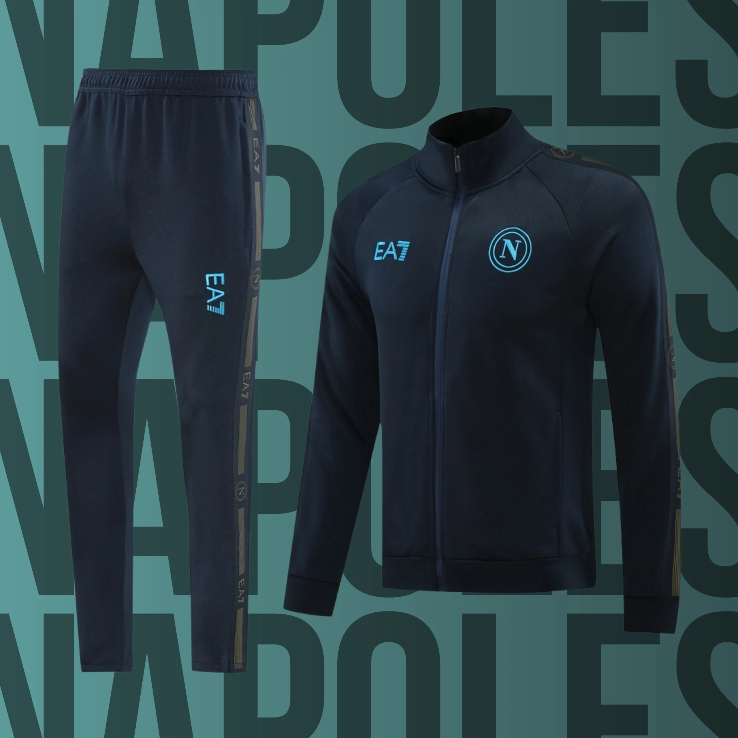 7 Chándal de adulto cremallera completa Nápoles modelo 07 - Imagen 1