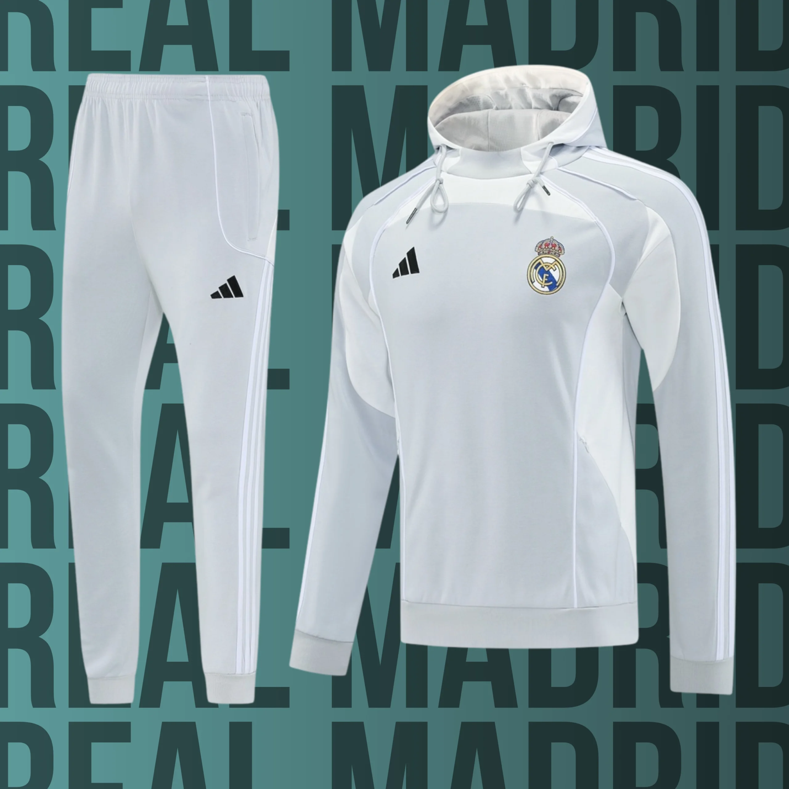 7 Chándal de adulto con gorro Real Madrid modelo 07 - Imagen 1