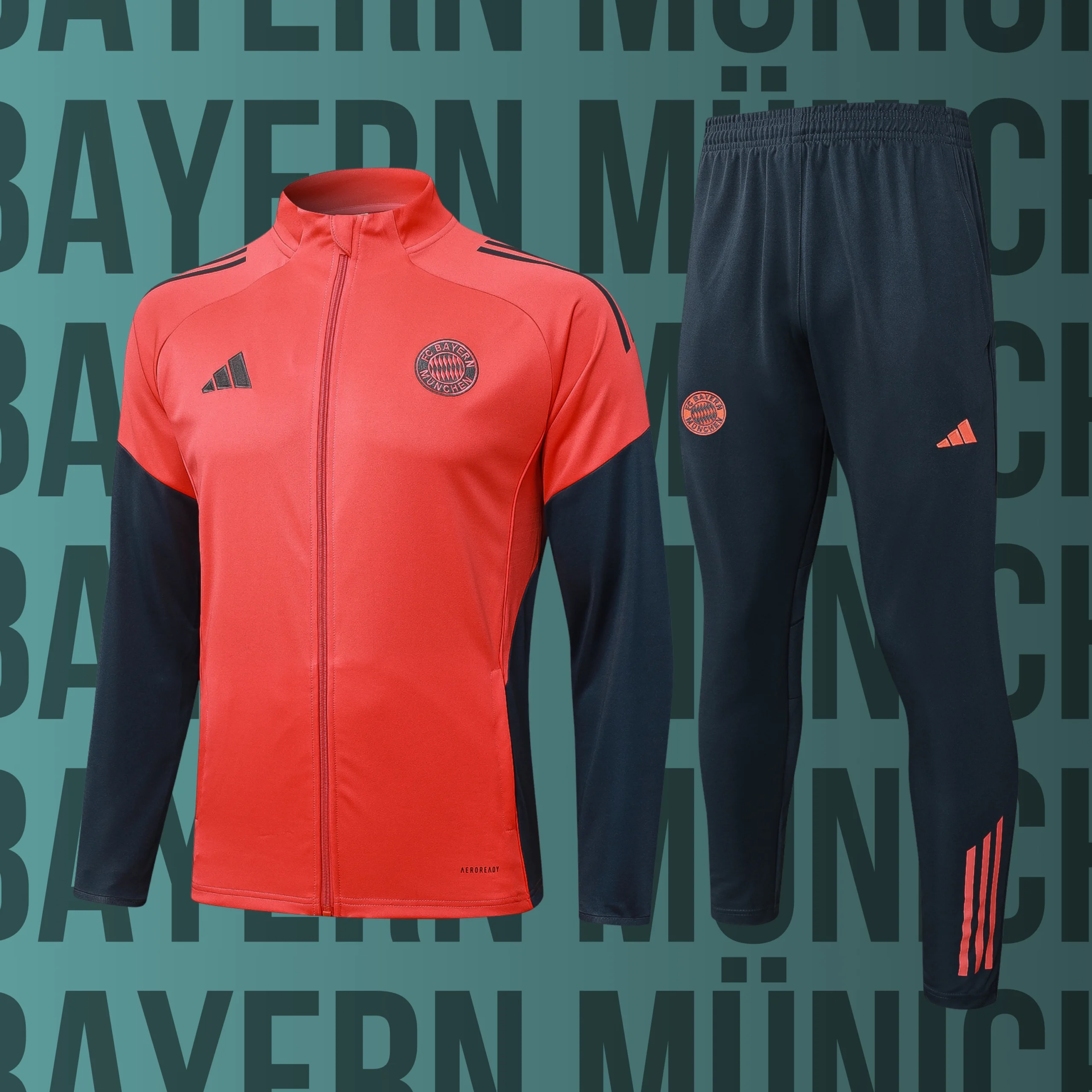 7 Chándal de adulto cremallera completa Bayern Münich modelo 07 - Imagen 1