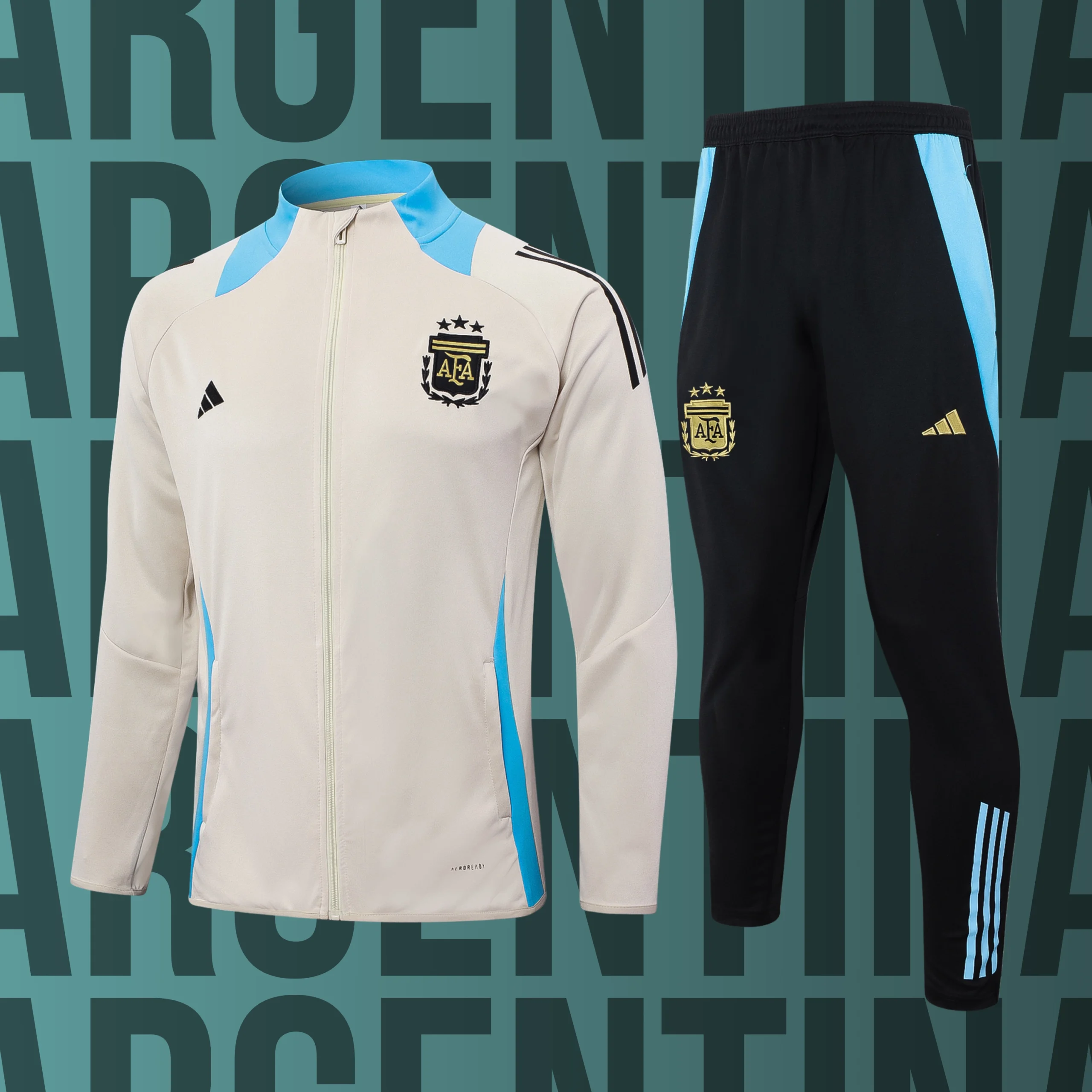 8 Chándal de adulto cremallera completa Argentina modelo 08 - Imagen 1