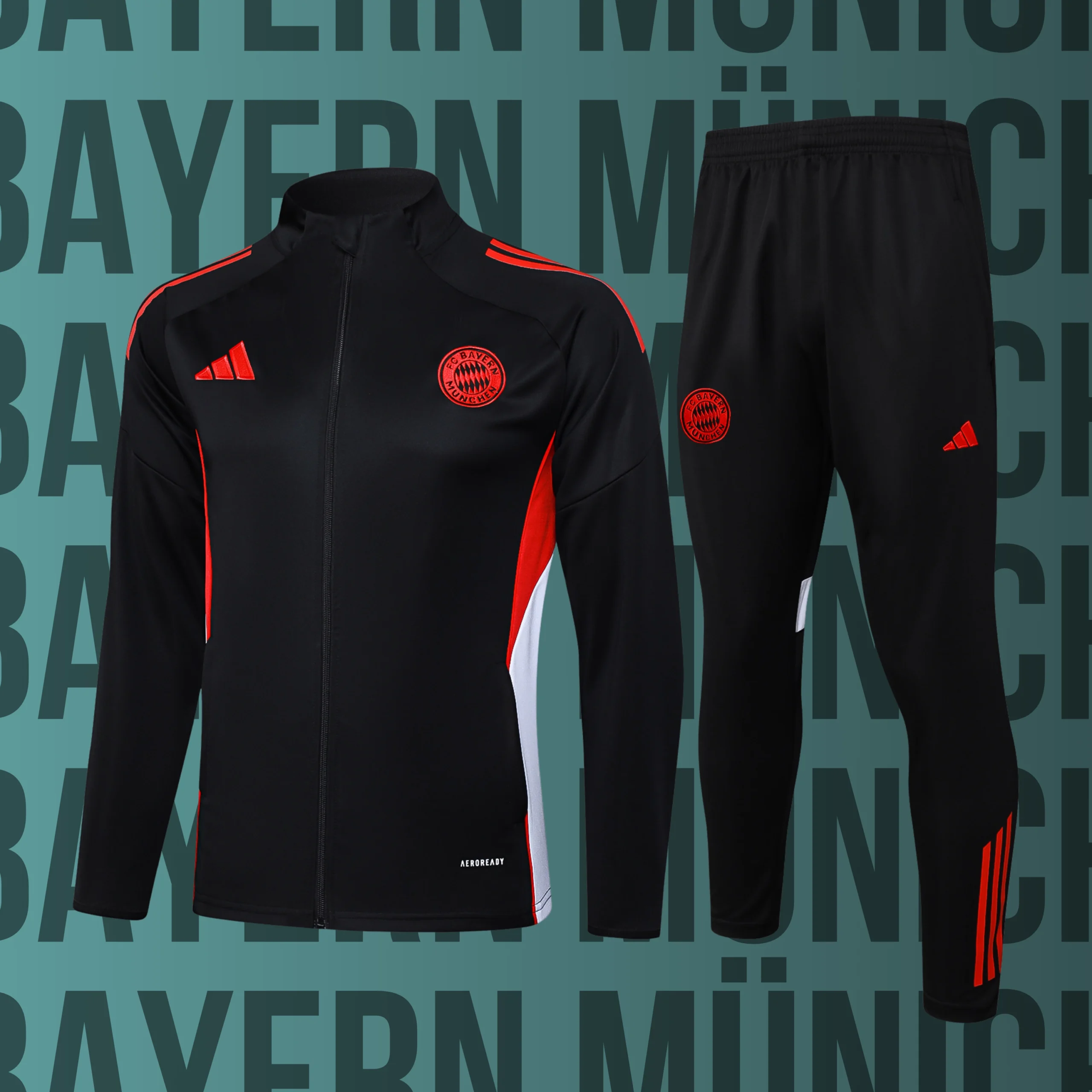 9 Chándal de adulto cremallera completa Bayern Münich modelo 09 - Imagen 1