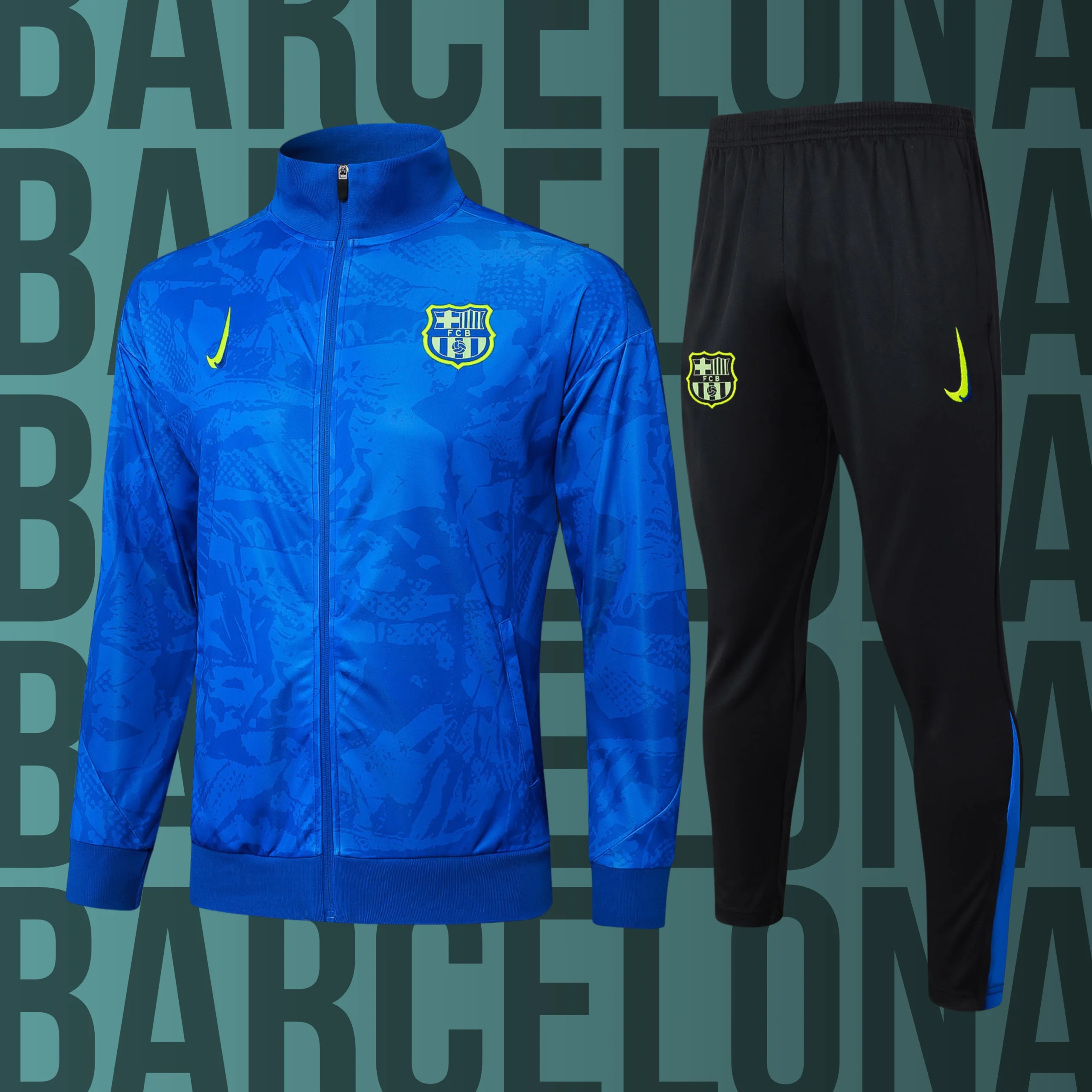 CCNino-Barcelona-5 Chándal de niño cremallera completa Barcelona modelo 05 - Imagen 1