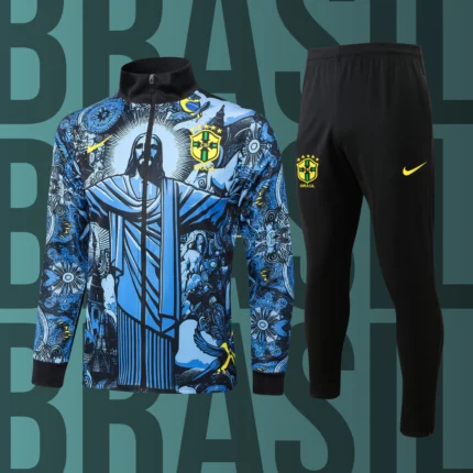 Chándal de niño cremallera completa Brasil modelo 02