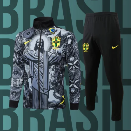 Chándal de niño cremallera completa Brasil modelo 03