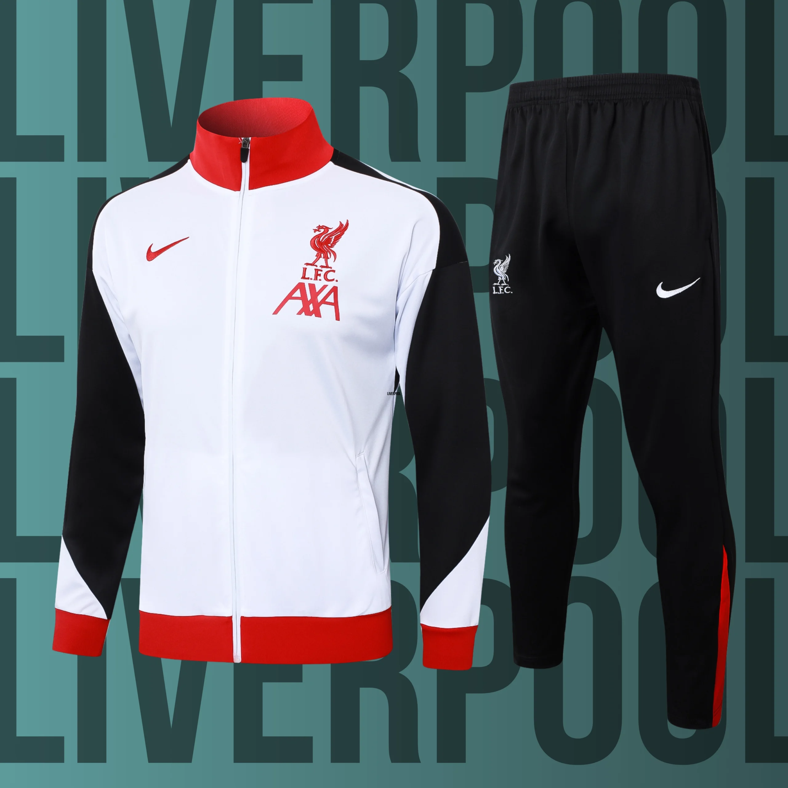 CCNino-Liverpool-1 Chándal de niño cremallera completa Liverpool modelo 01 - Imagen 1