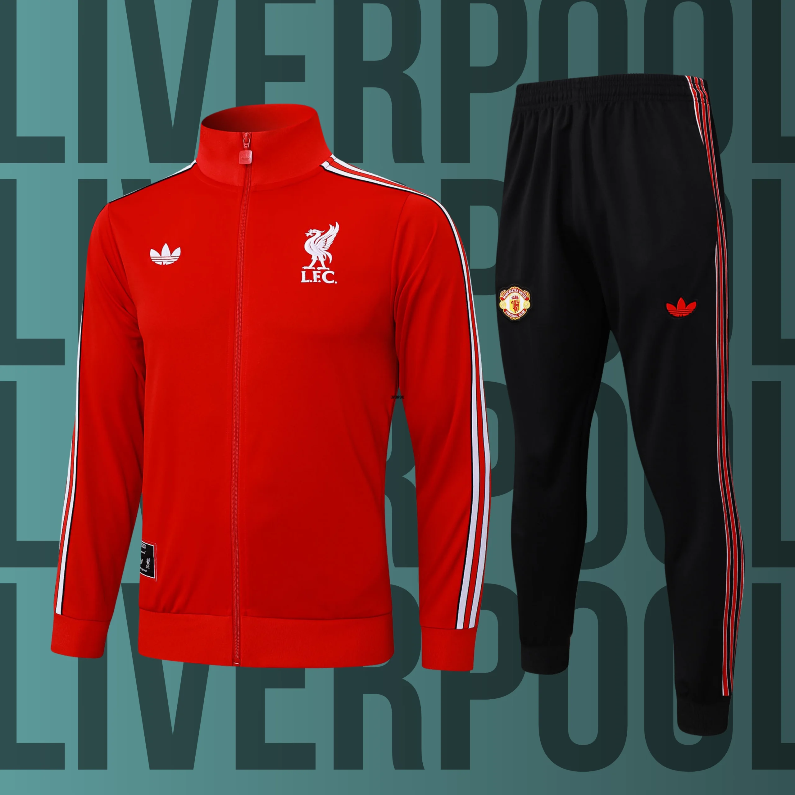 CCNino-Liverpool-3 Chándal de niño cremallera completa Liverpool modelo 03 - Imagen 1