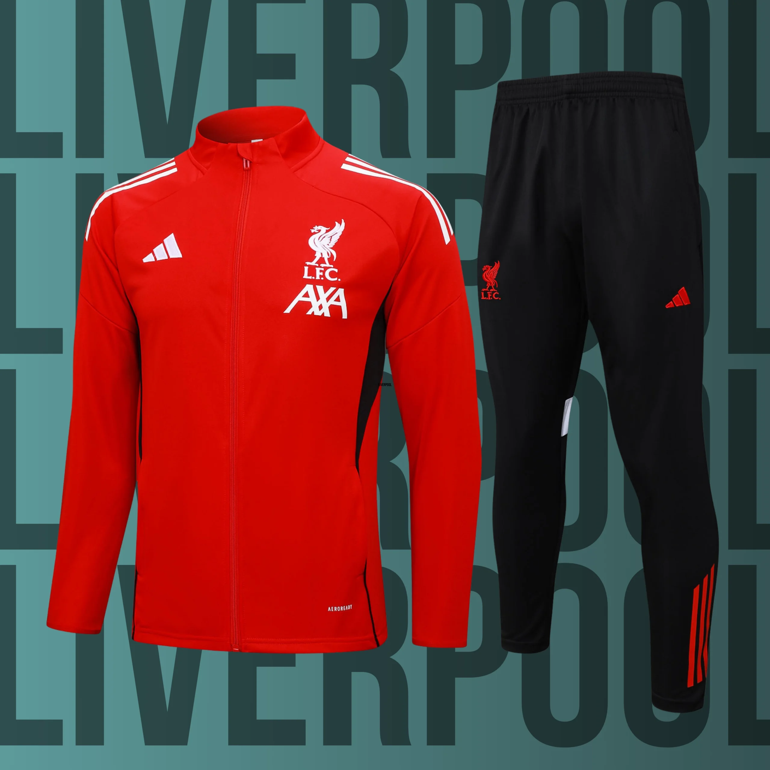 CCNino-Liverpool-4 Chándal de niño cremallera completa Liverpool modelo 04 - Imagen 1