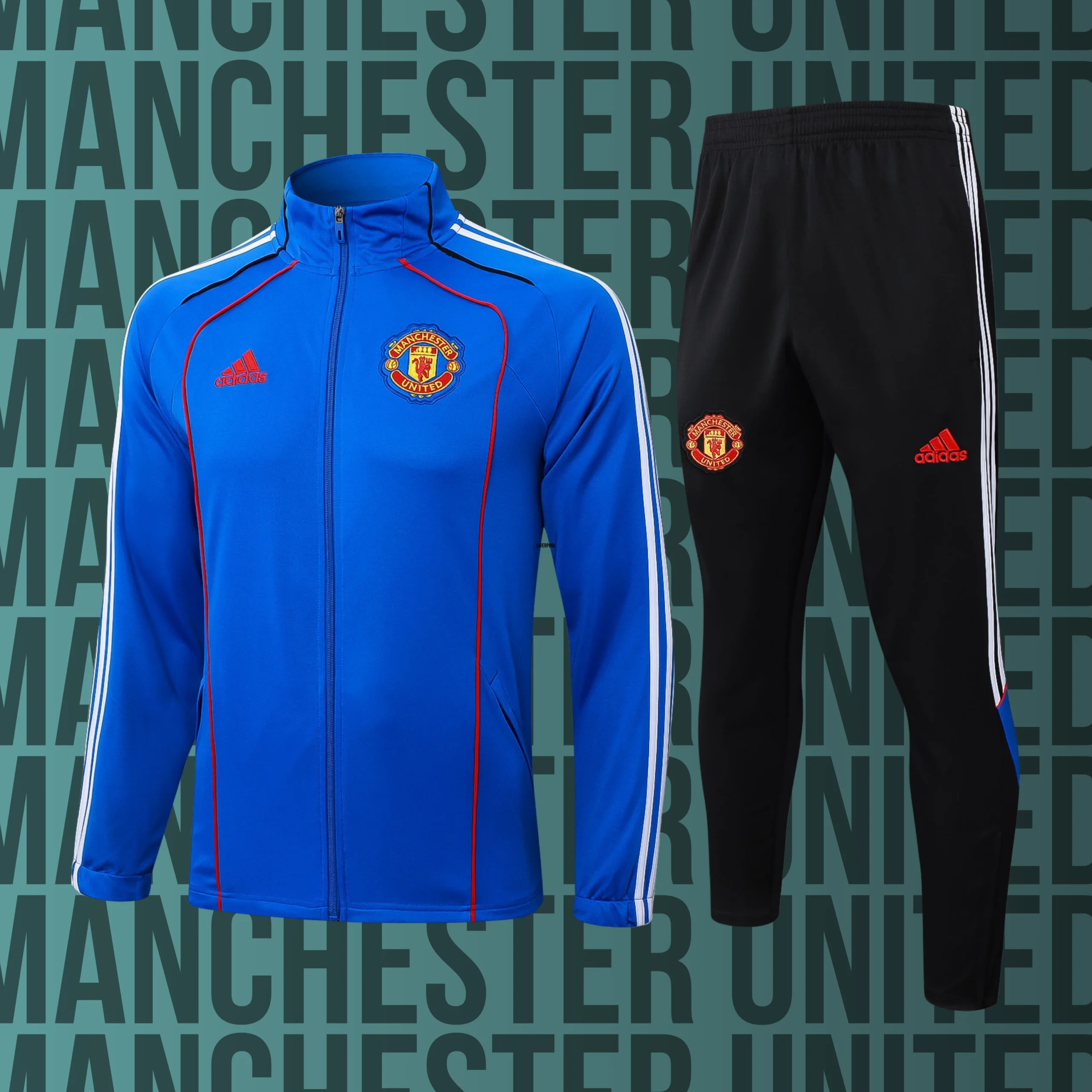 CCNino-ManchesterUnited-8 Chándal de niño cremallera completa Manchester United modelo 08 - Imagen 1