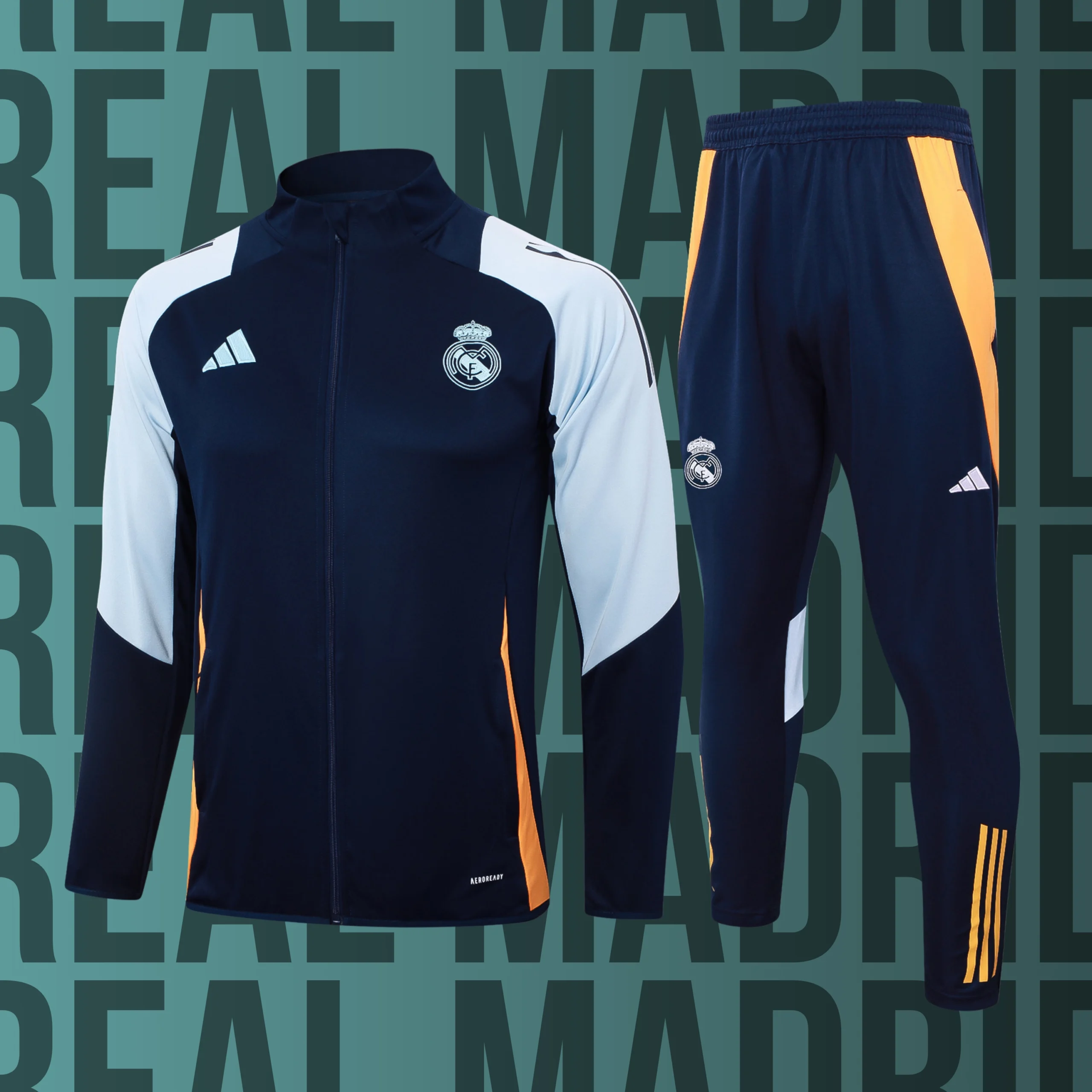 CCNino-RealMadrid-24 Chándal de niño cremallera completa Real Madrid modelo 24 - Imagen 1