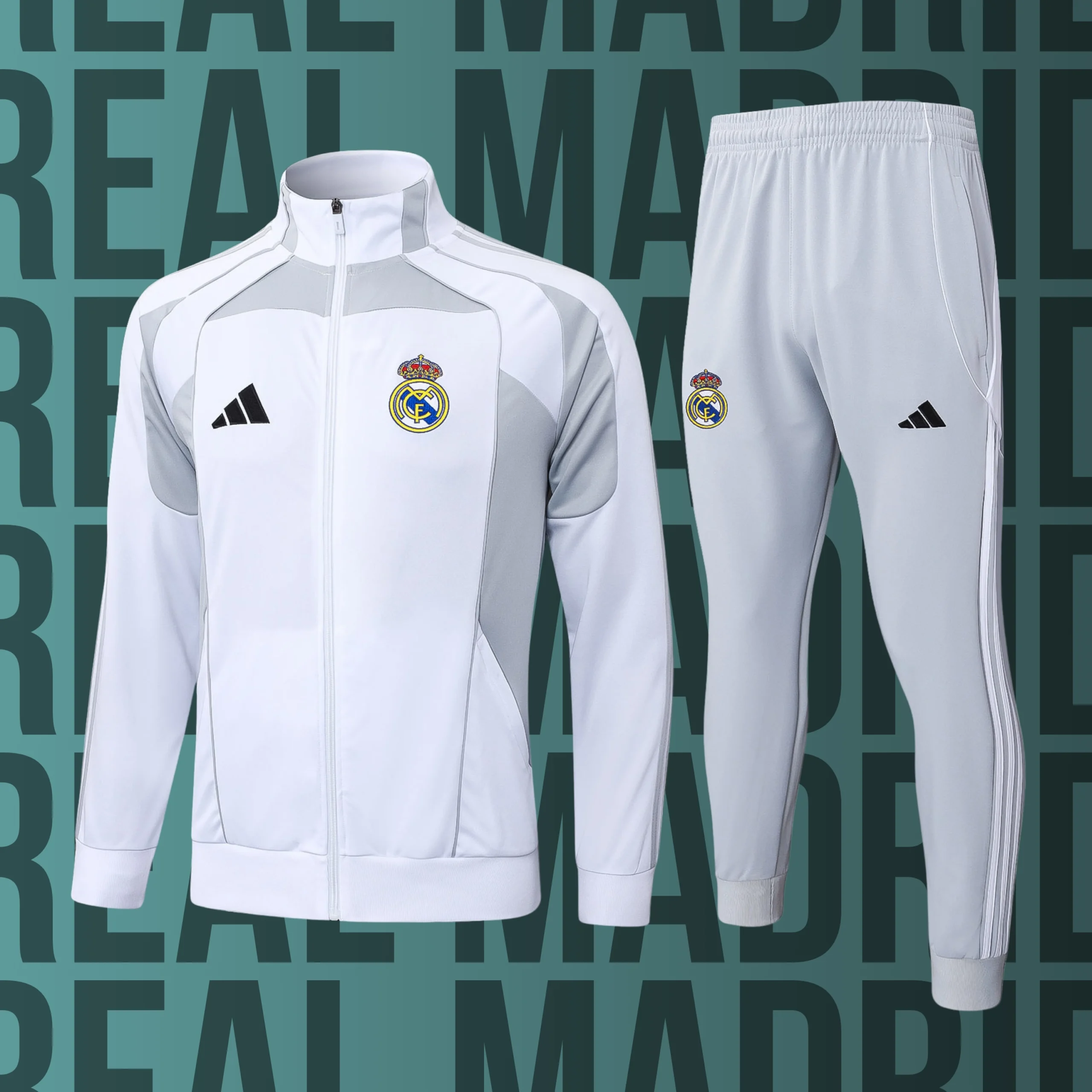 CCNino-RealMadrid-29 Chándal de niño cremallera completa Real Madrid modelo 02 - Imagen 1