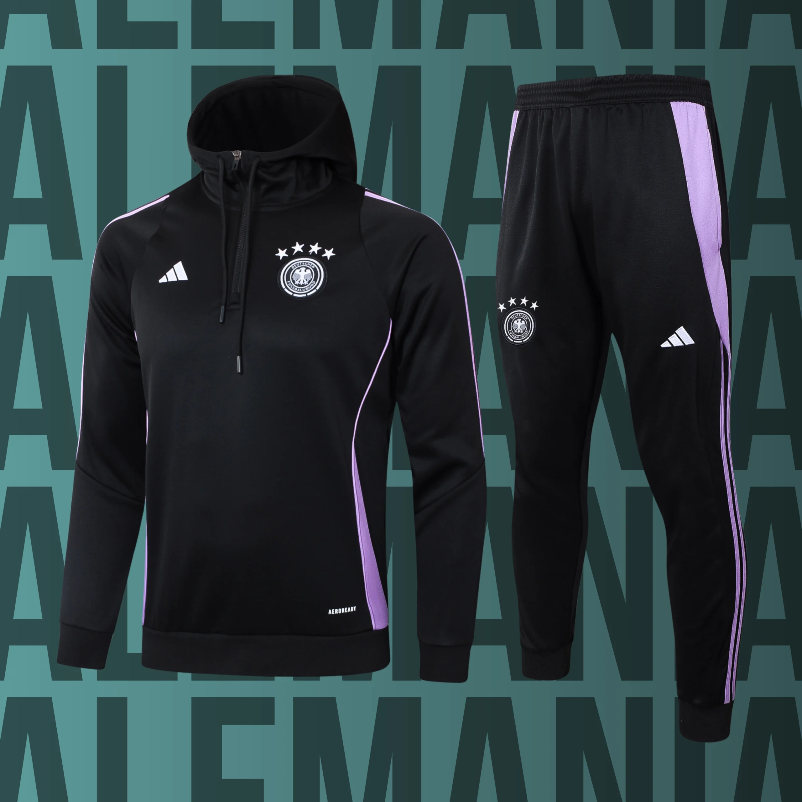 CGNino-Alemania-1 Chándal de niño con gorro Alemania - Imagen 1