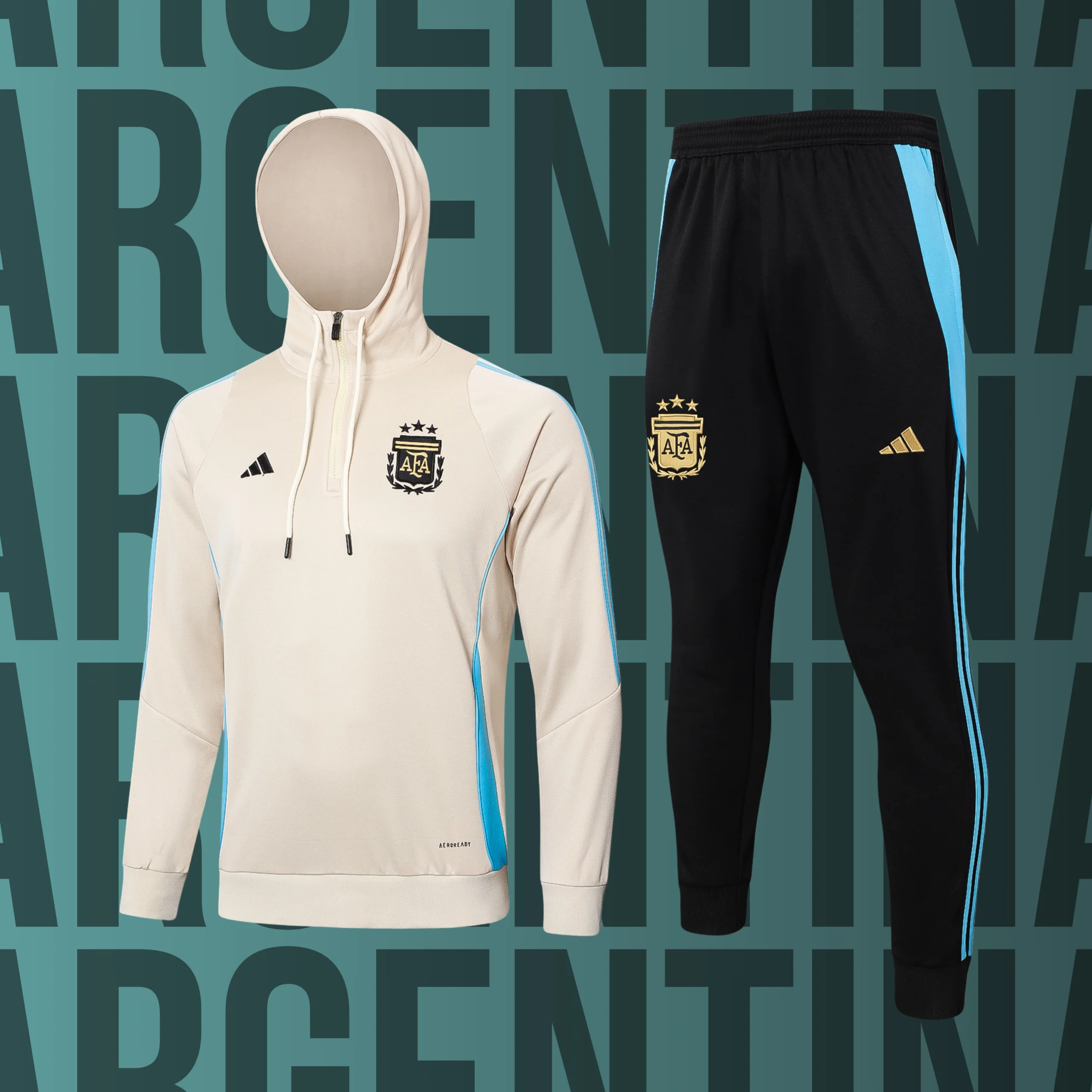 CGNino-Argentina-3 Chándal de niño con gorro Argentina modelo 03 - Imagen 1