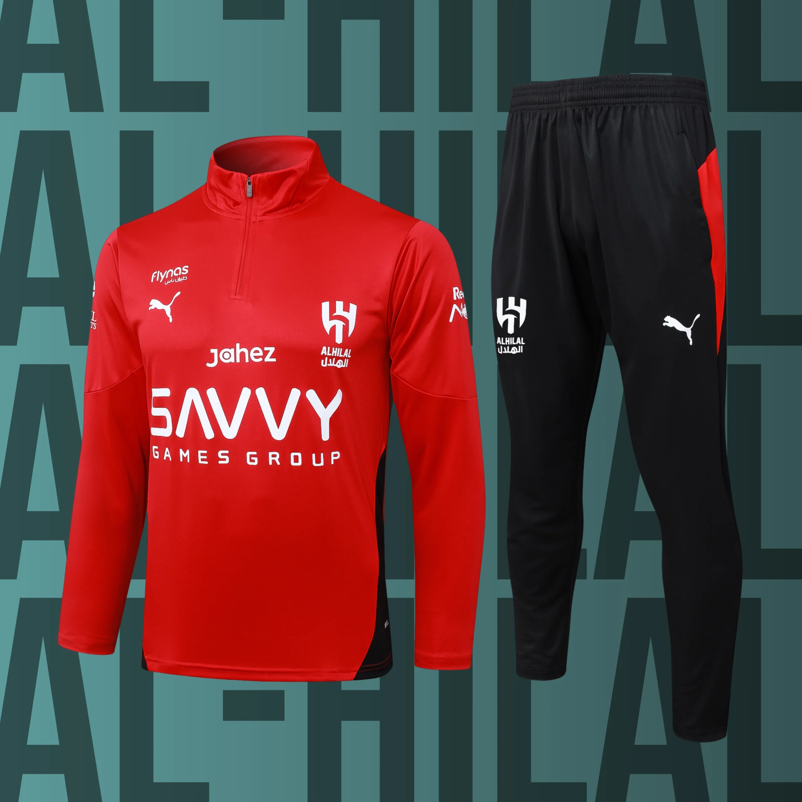 MCAdulto-AlHilal-1 Chándal de adulto media cremallera Al-Hilal modelo 01 - Imagen 1