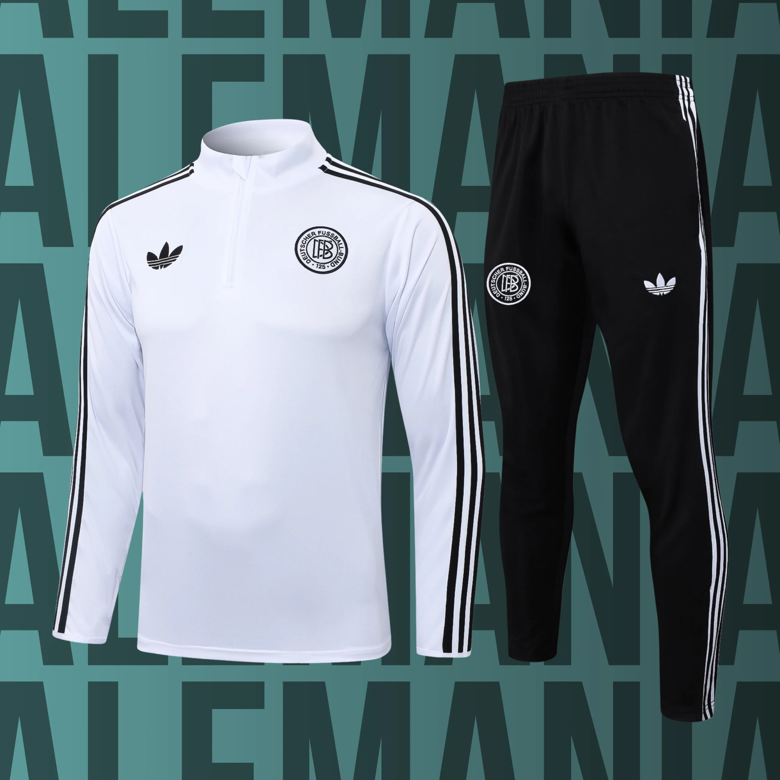 MCAdulto-Alemania-5 Chándal de adulto media cremallera Alemania modelo 05 - Imagen 1