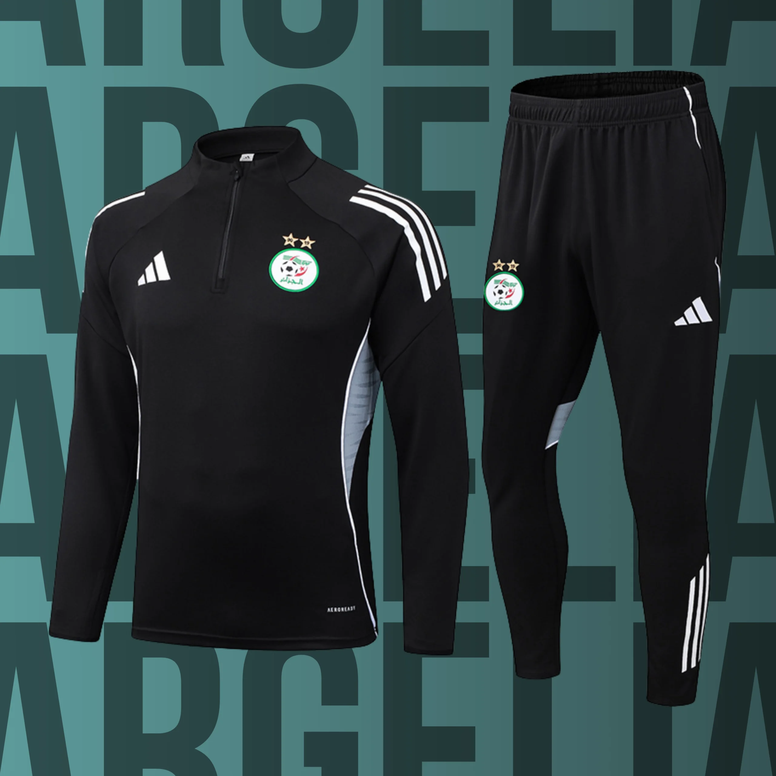 MCAdulto-Argelia-1 Chándal de adulto media cremallera Argelia - Imagen 1