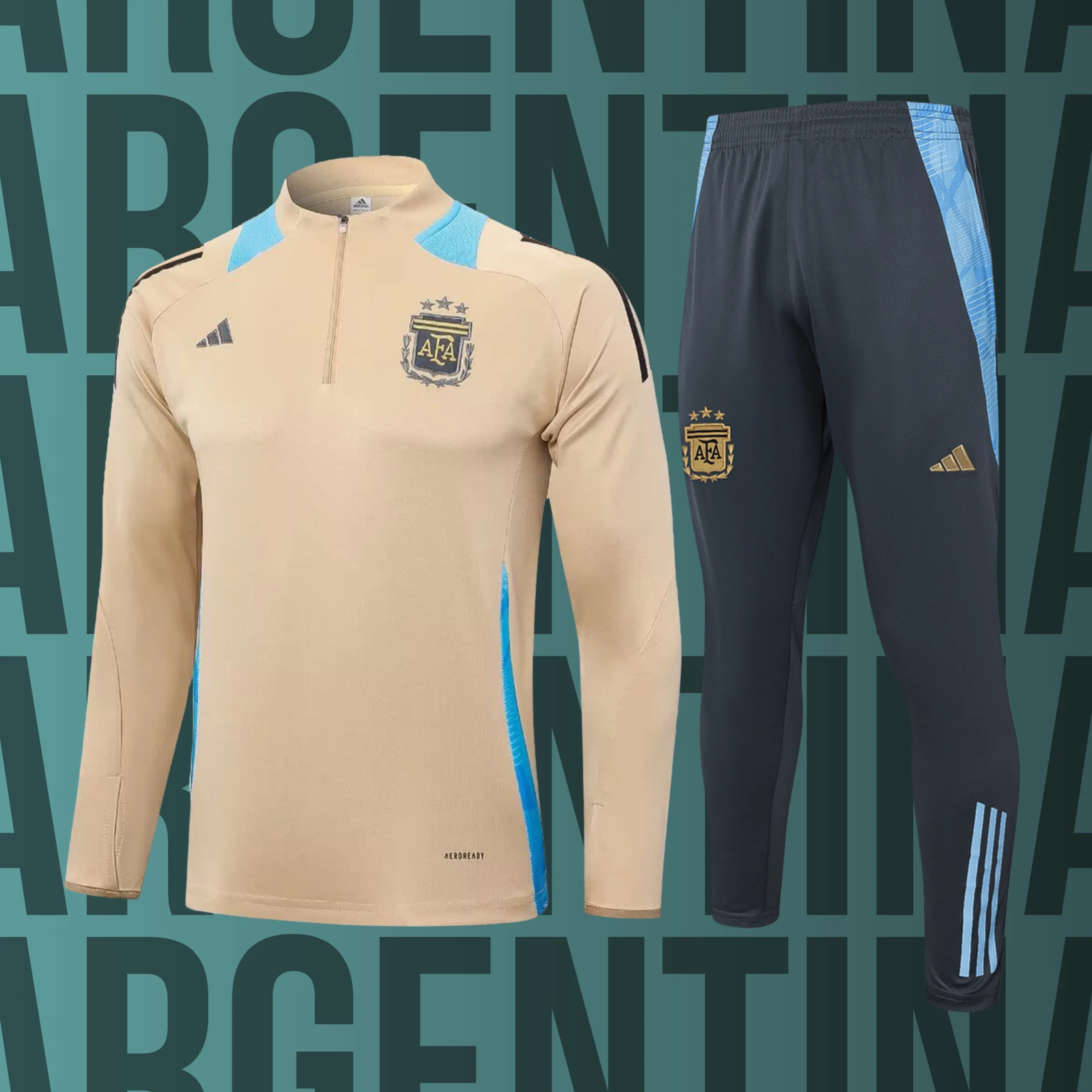 MCAdulto-Argentina-4 Chándal de adulto media cremallera Argentina modelo 04 - Imagen 1