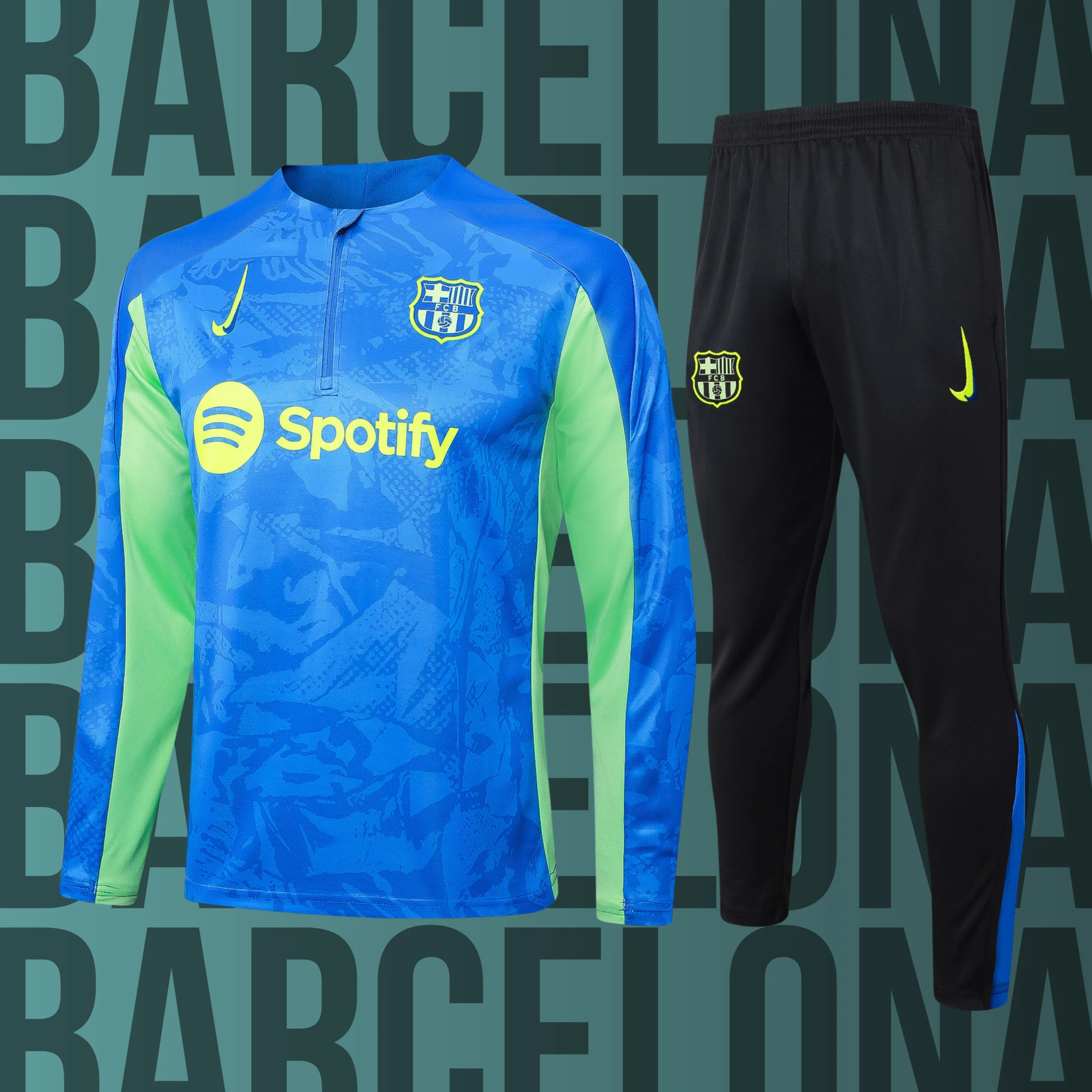 MCAdulto-Barcelona-15 Chándal de adulto media cremallera Barcelona modelo 15 - Imagen 1