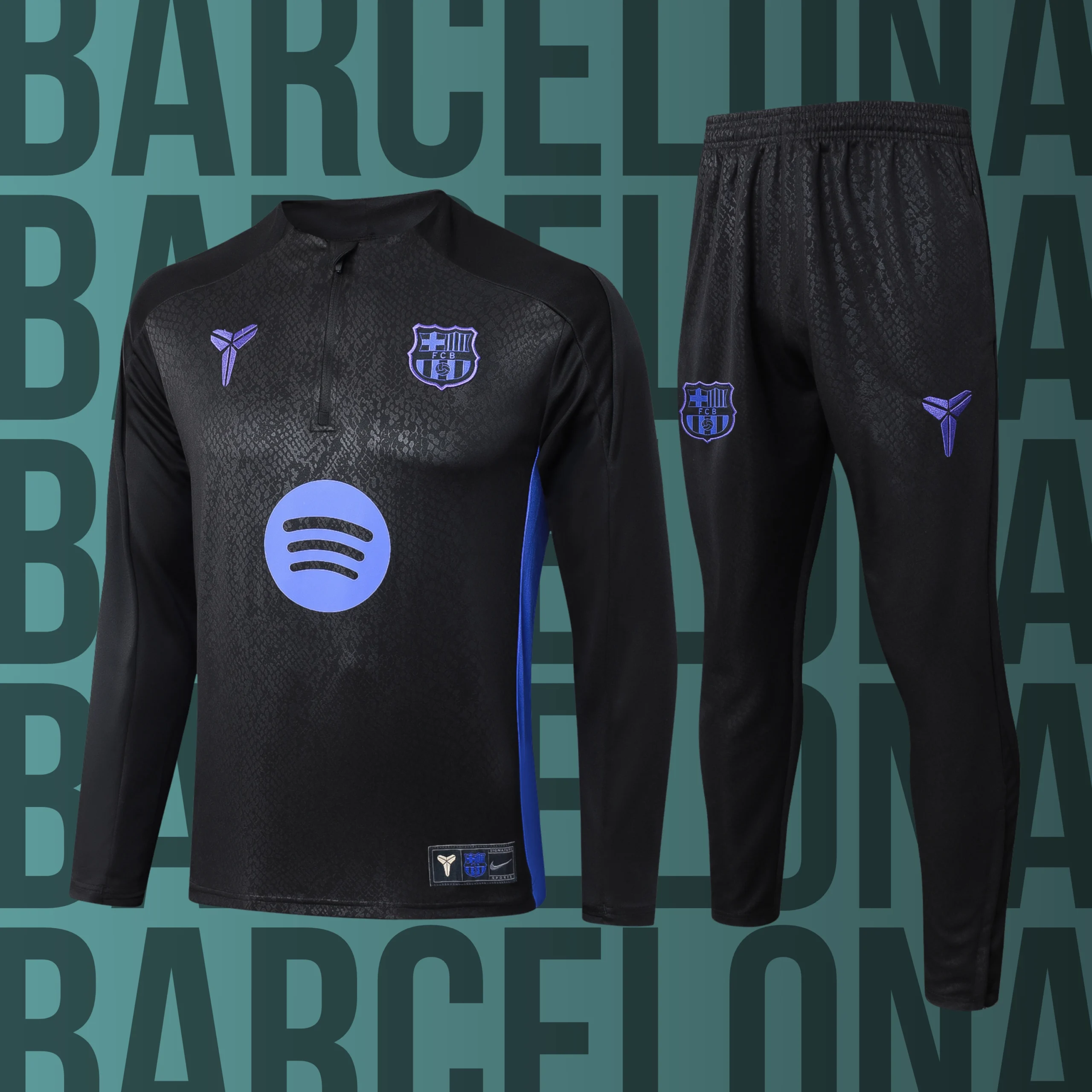 MCAdulto-Barcelona-17 Chándal de adulto media cremallera Barcelona modelo 17 - Imagen 1