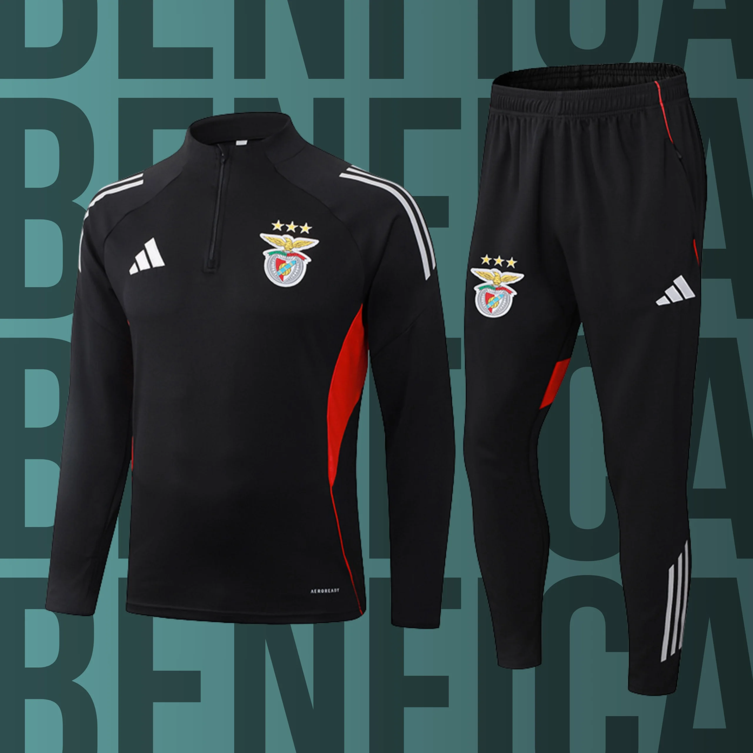 MCAdulto-Benfica-2 Chándal de adulto media cremallera Benfica modelo 02 - Imagen 1