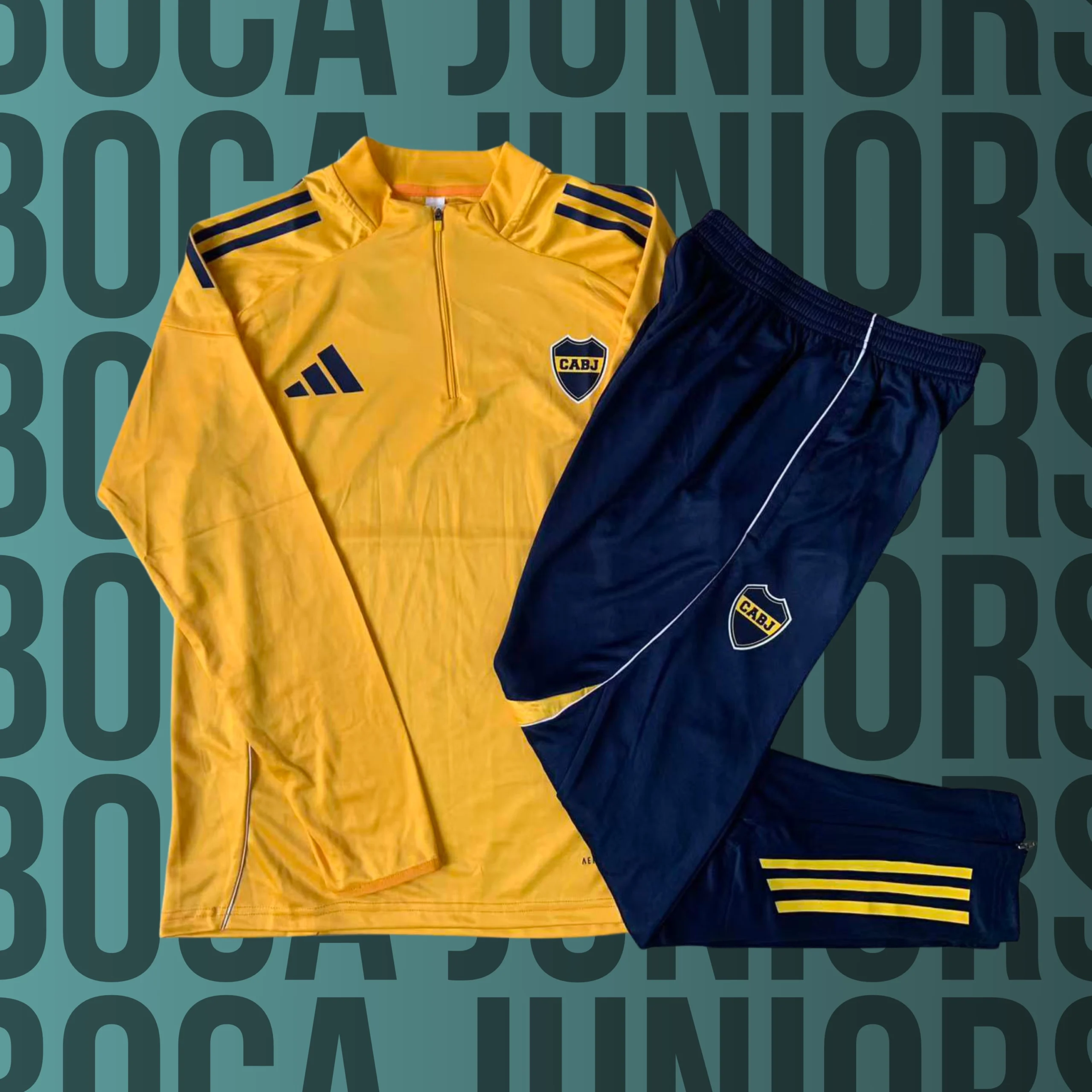 MCAdulto-BocaJuniors-4 Chándal de adulto media cremallera Boca Juniors modelo 04 - Imagen 1