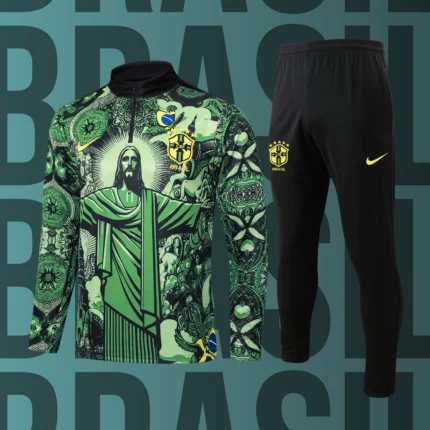 Chándal de adulto media cremallera Brasil modelo 10