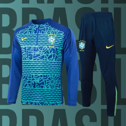 Chándal de adulto media cremallera Brasil modelo 01