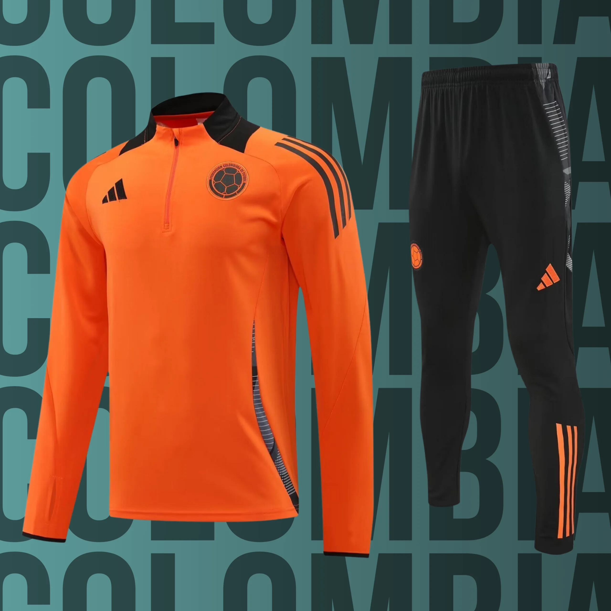 MCAdulto-Colombia-2 Chándal de adulto media cremallera Colombia modelo 02 - Imagen 1