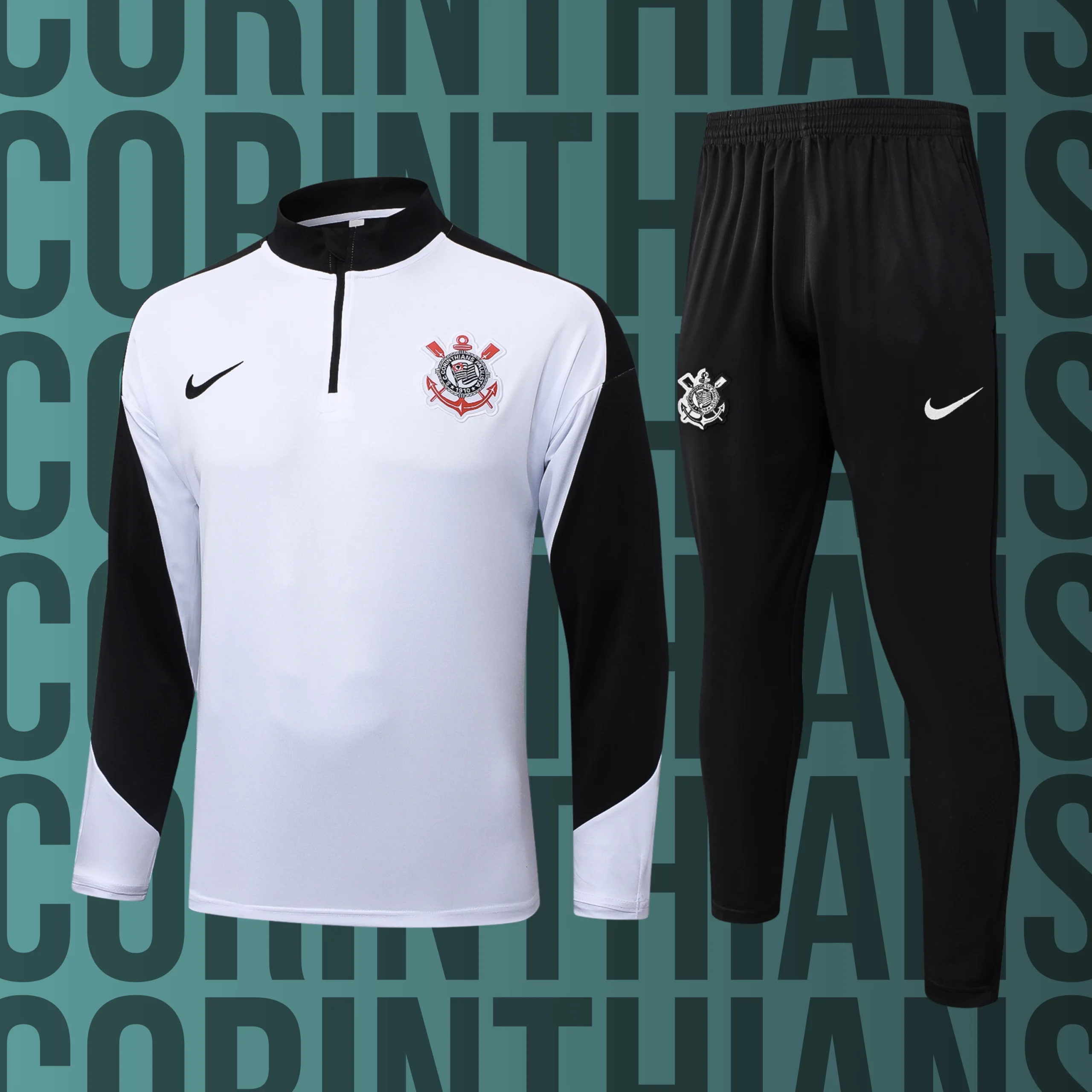 MCAdulto-Corinthians-5 Chándal de adulto media cremallera Corinthians modelo 05 - Imagen 1