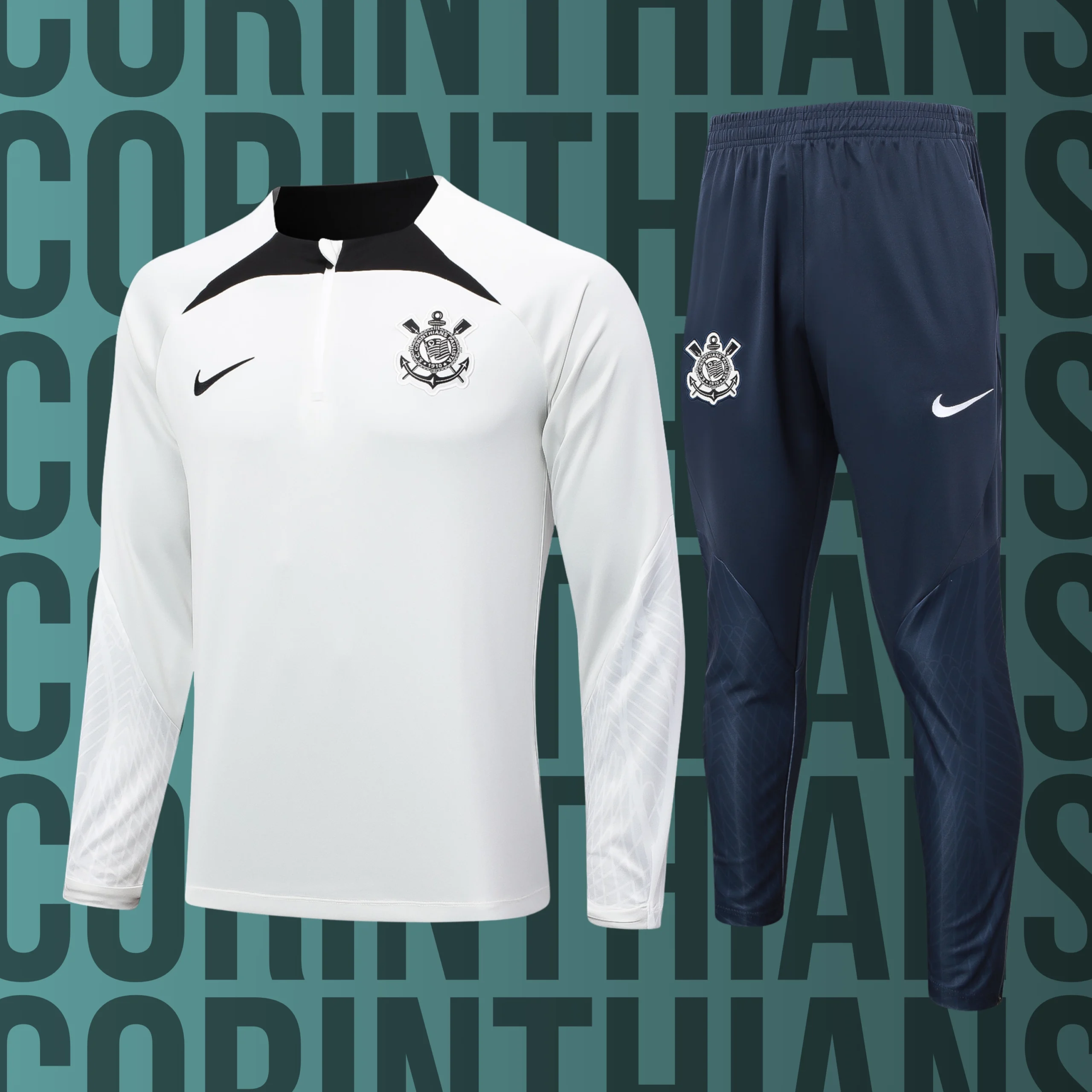 MCAdulto-Corinthians-7 Chándal de adulto media cremallera Corinthians modelo 07 - Imagen 1