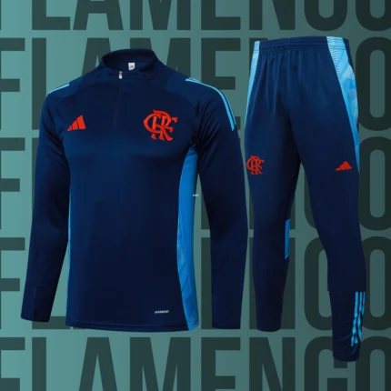 Chándal de adulto media cremallera Flamengo modelo 02