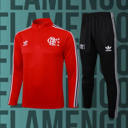 Chándal de adulto media cremallera Flamengo modelo 04