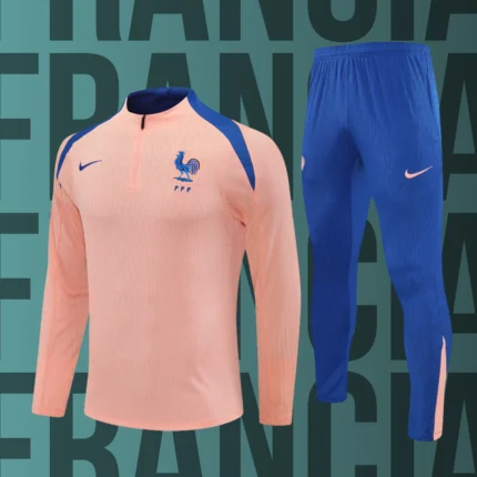 Chándal de adulto media cremallera Francia modelo 03