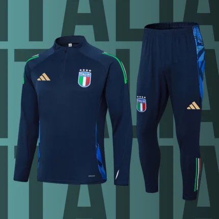 Chándal de adulto media cremallera Italia modelo 03