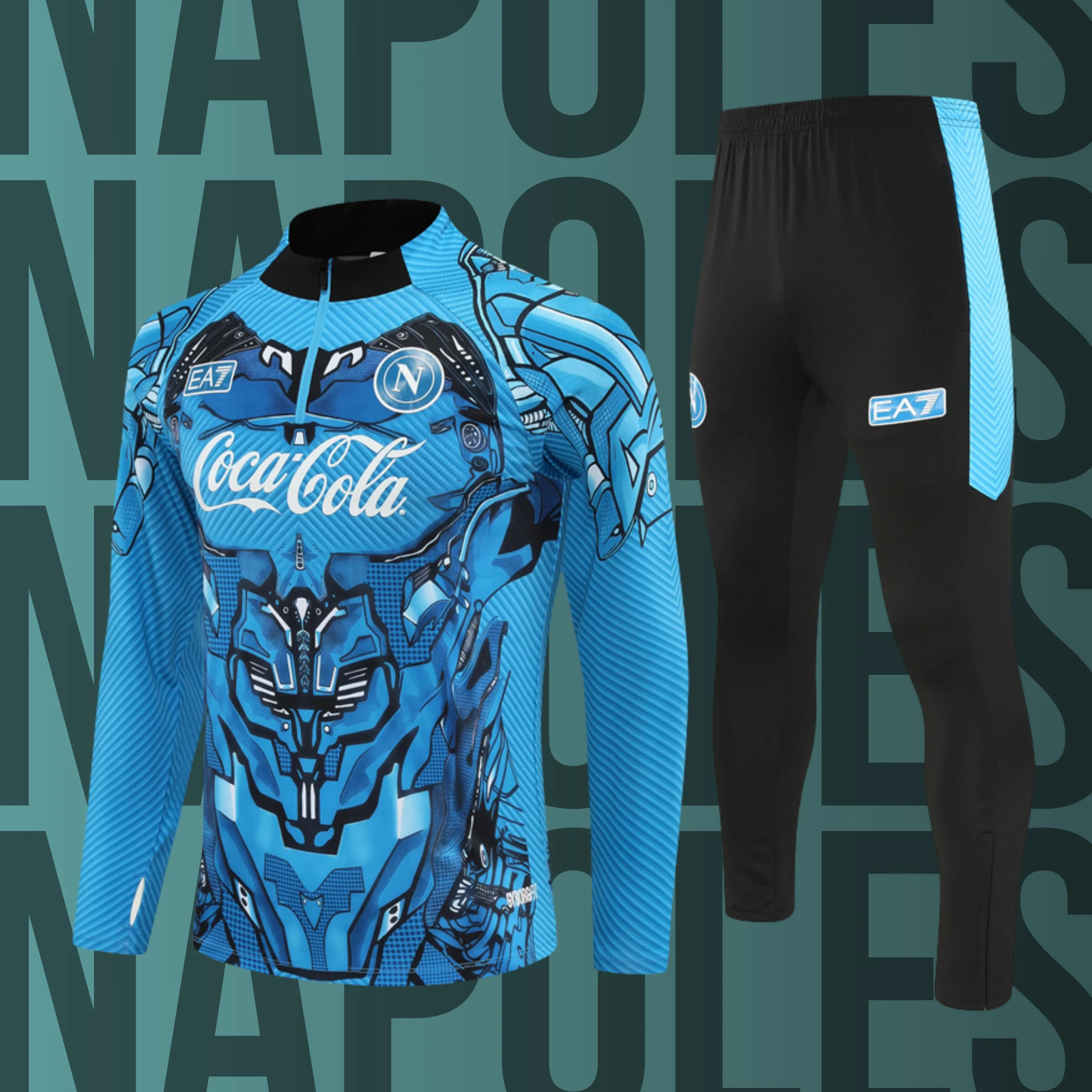 MCAdulto-Napoles-4 Chándal de adulto media cremallera Nápoles modelo 04 - Imagen 1