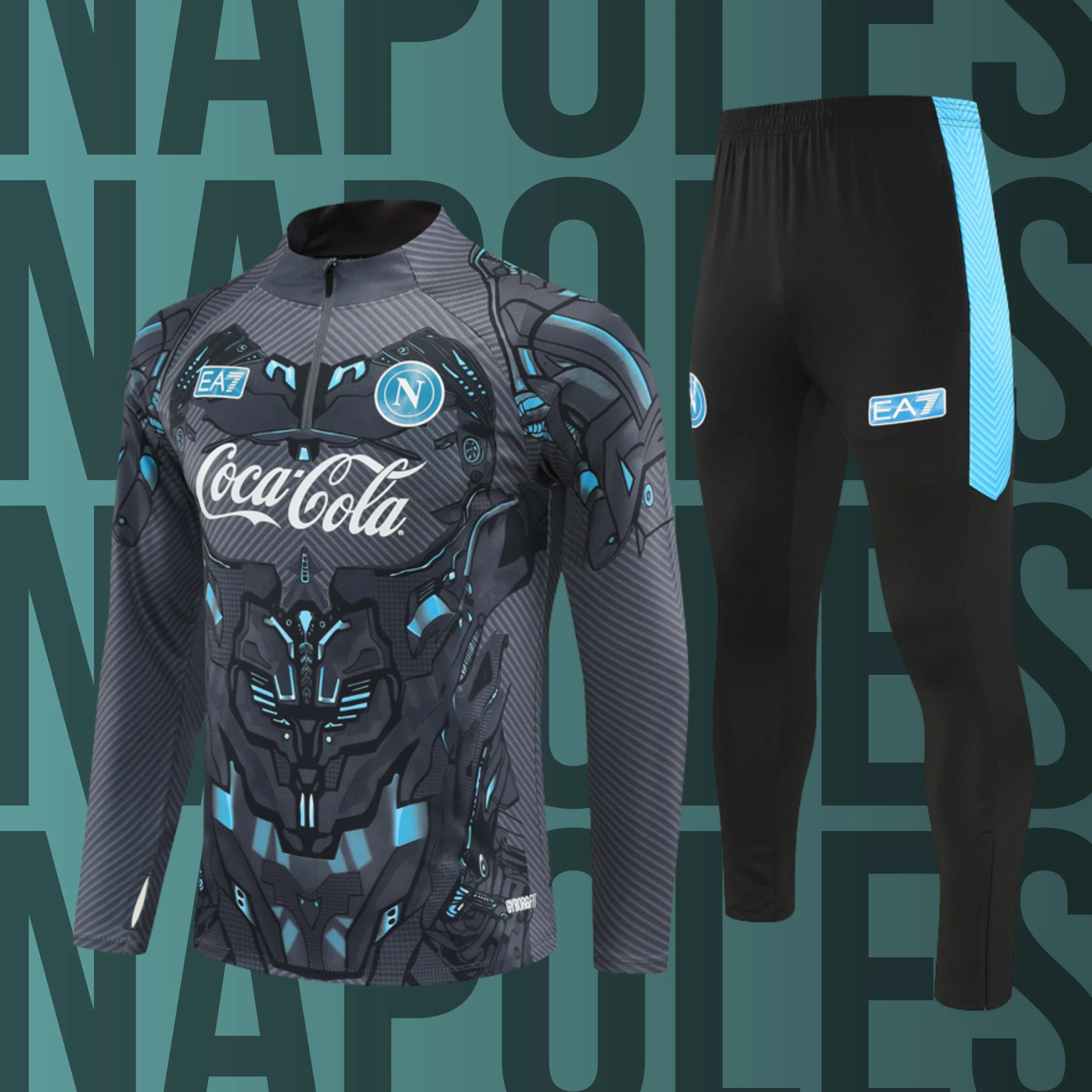 MCAdulto-Napoles-6 Chándal de adulto media cremallera Nápoles modelo 06 - Imagen 1