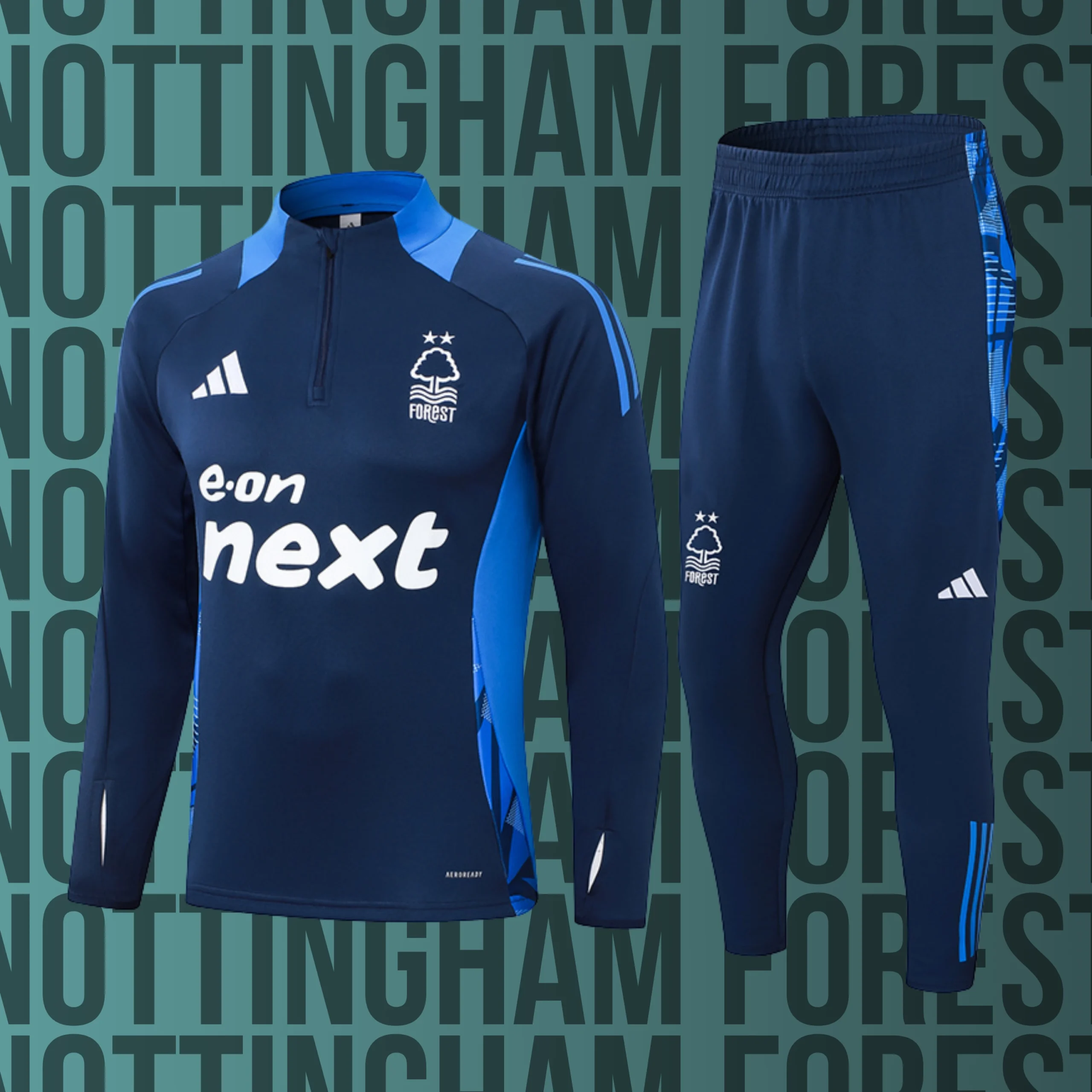 MCAdulto-NottinghamForest-1 Chándal de adulto media cremallera Nottingham Forest modelo 01 - Imagen 1