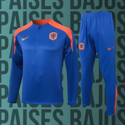 Chándal de adulto media cremallera Países Bajos modelo 01