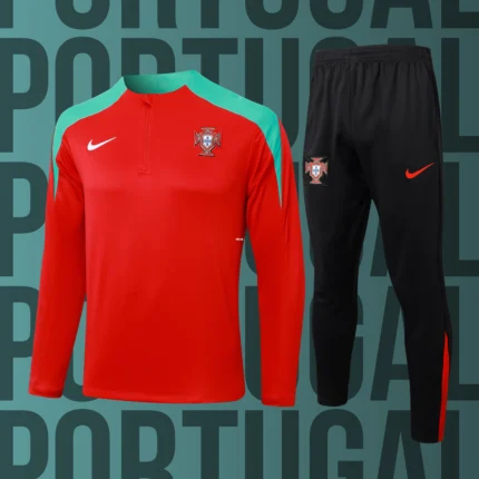 Chándal de adulto media cremallera Portugal modelo 02