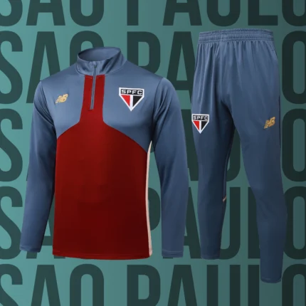 Chándal de adulto media cremallera São Paulo modelo 01