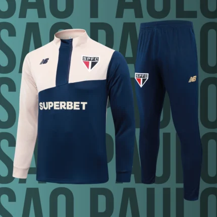 Chándal de adulto media cremallera São Paulo modelo 03