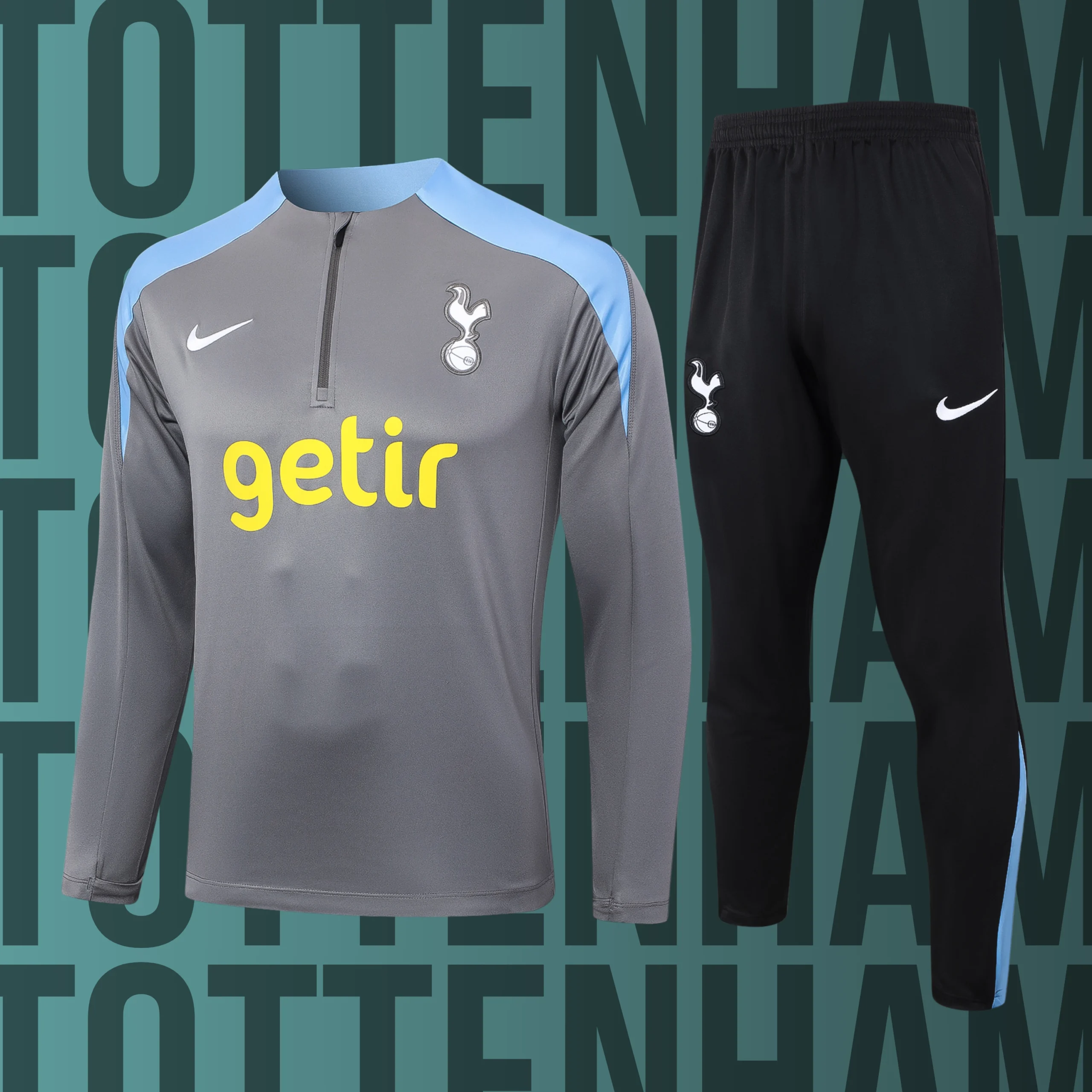 MCAdulto-Tottenham-2 Chándal de adulto media cremallera Tottenham modelo 02 - Imagen 1