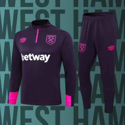 Chándal de adulto media cremallera West Ham