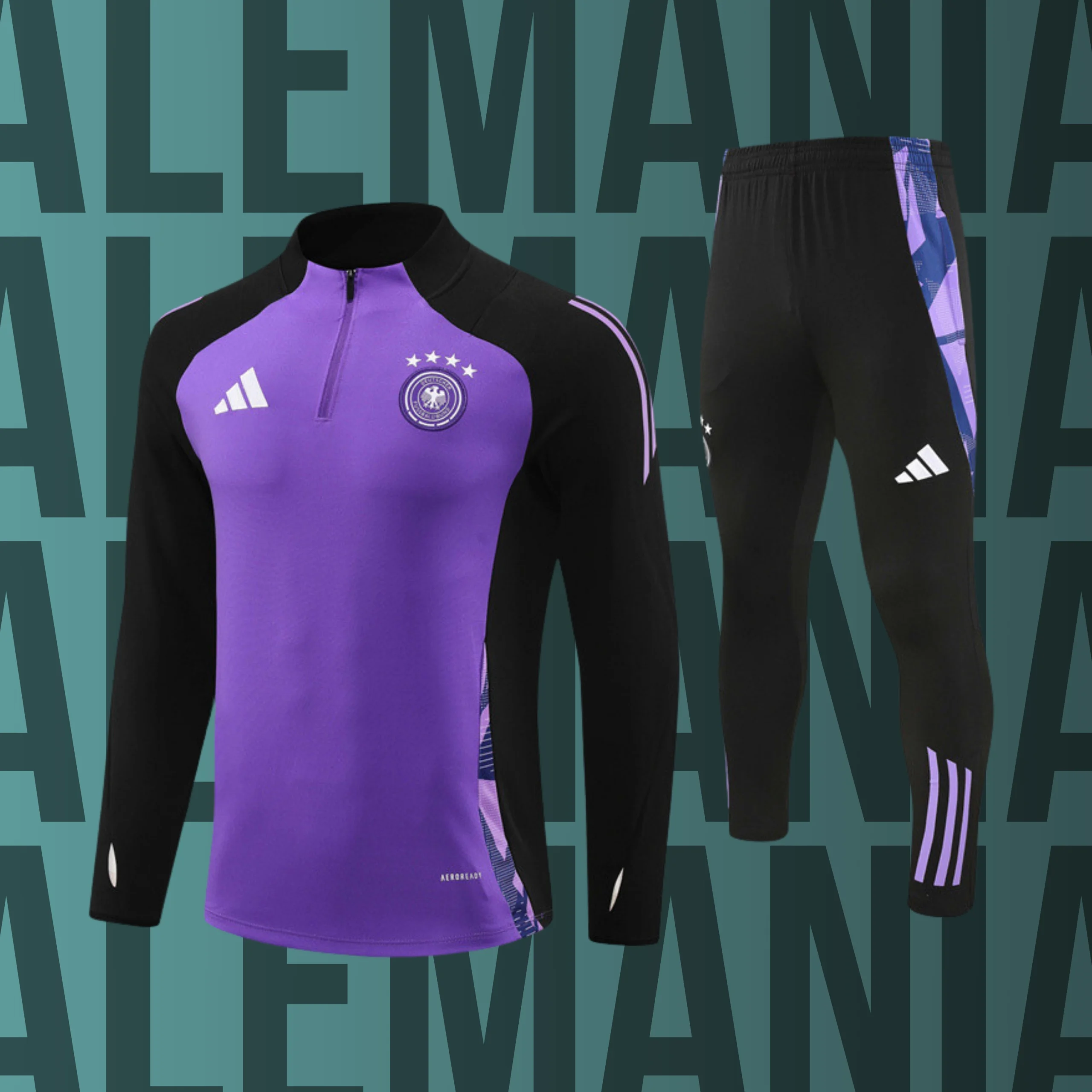 MCNino-Alemania-8 Chándal de niño media cremallera Alemania modelo 08 - Imagen 1