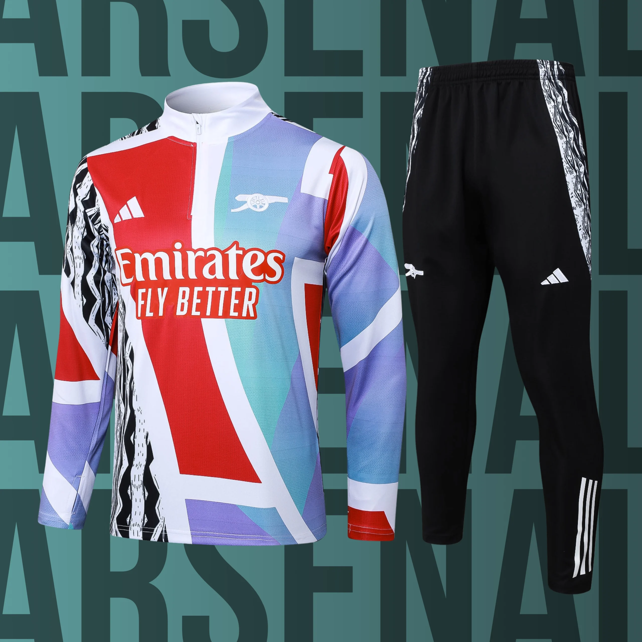 MCNino-Arsenal-30 Chándal de niño media cremallera Arsenal modelo 30 - Imagen 1