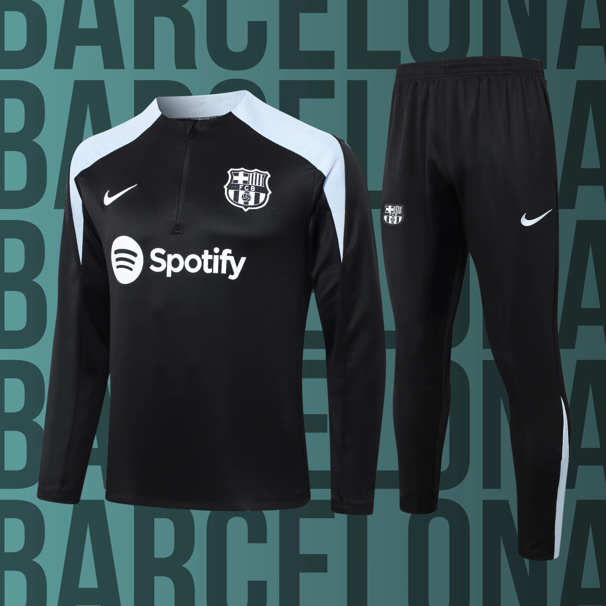 MCNino-Barcelona-30 Chándal de niño media cremallera Barcelona modelo 30 - Imagen 1