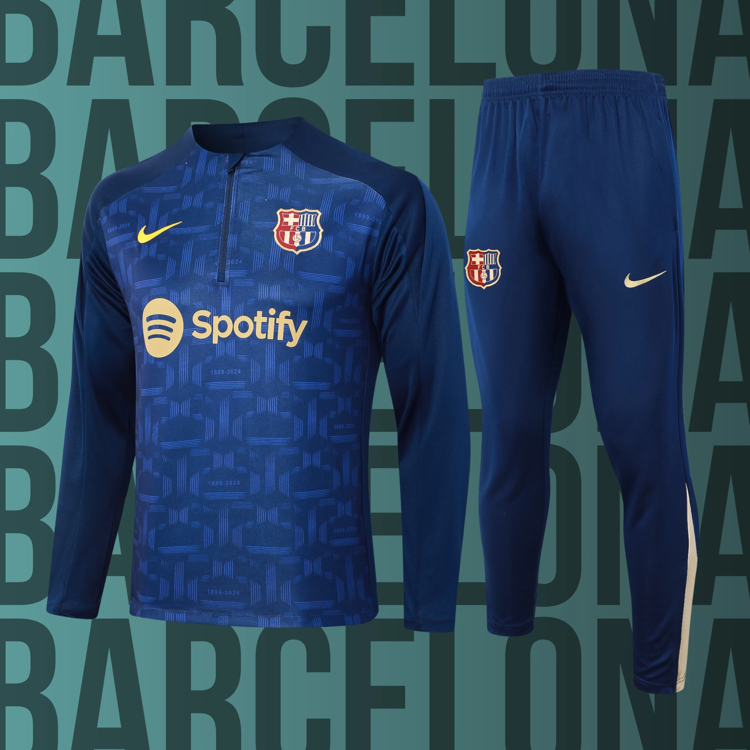 MCNino-Barcelona-5 Chándal de niño media cremallera Barcelona modelo 05 - Imagen 1