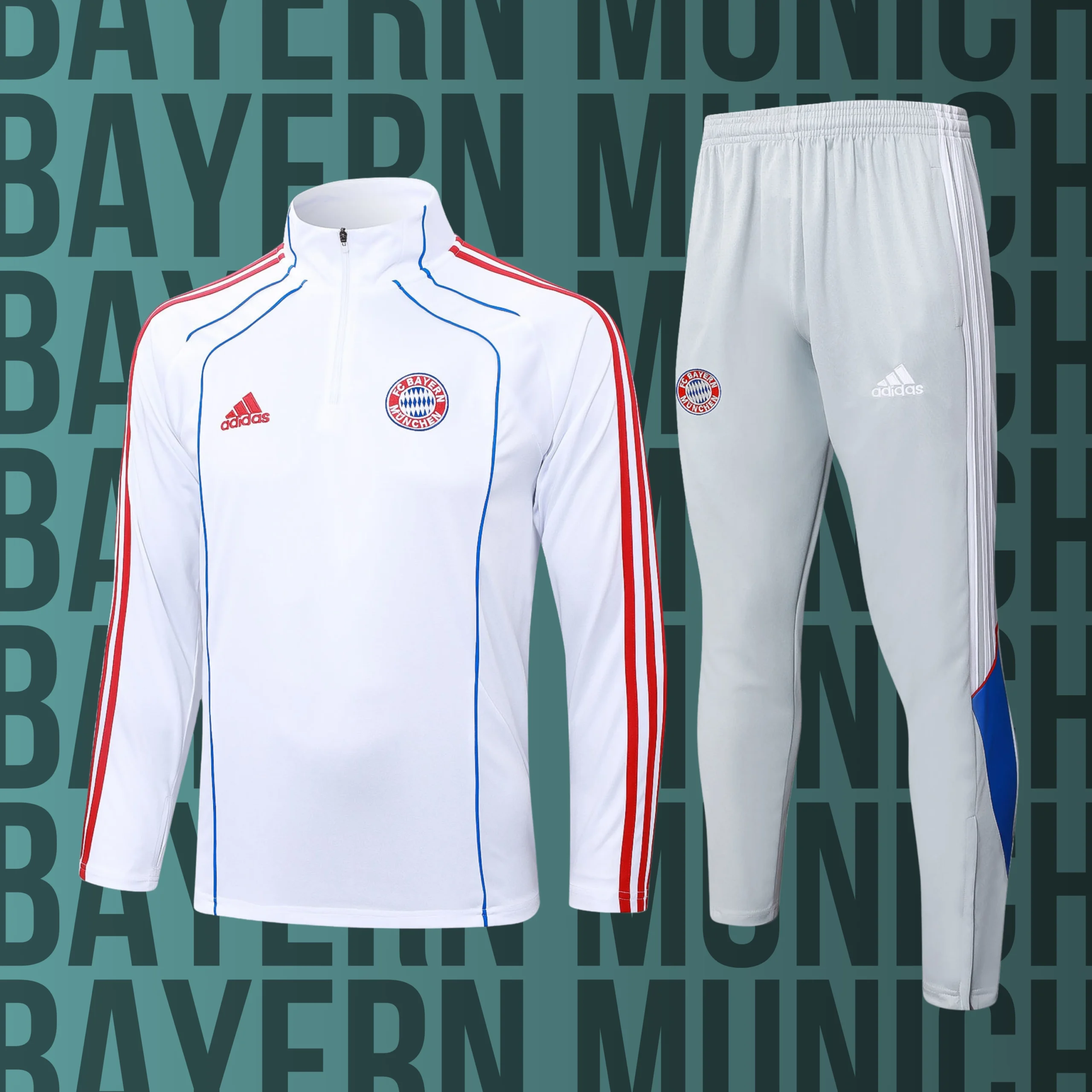 MCNino-BayernMunich-14 Chándal de niño media cremallera Bayern Münich modelo 14 - Imagen 1